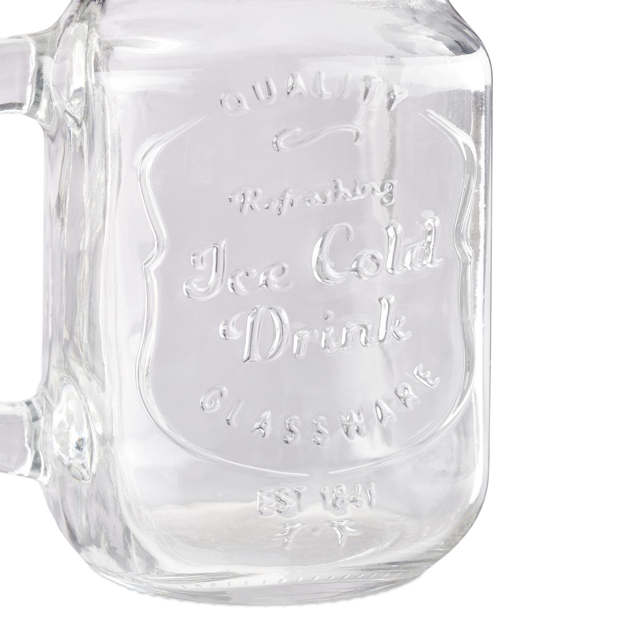 Trinkgläser mit Deckel 4er-Set Gelb-Grün-Transparent von Relaxdays