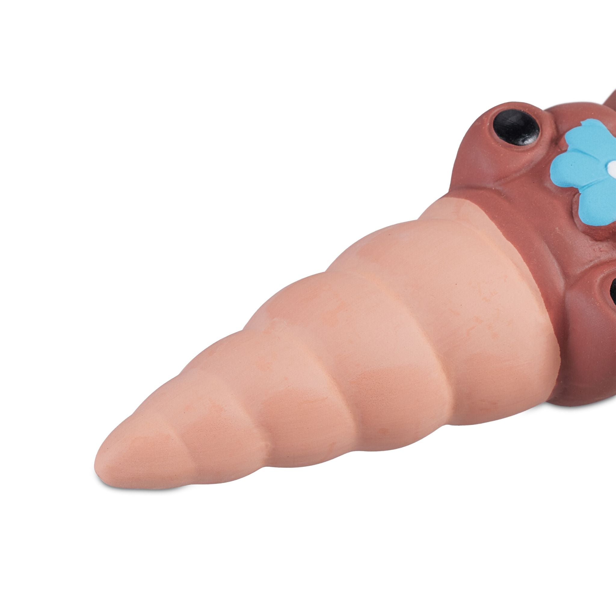 Tonkegel Bär 4er-Set Blau-Braun-Hellbraun von Relaxdays