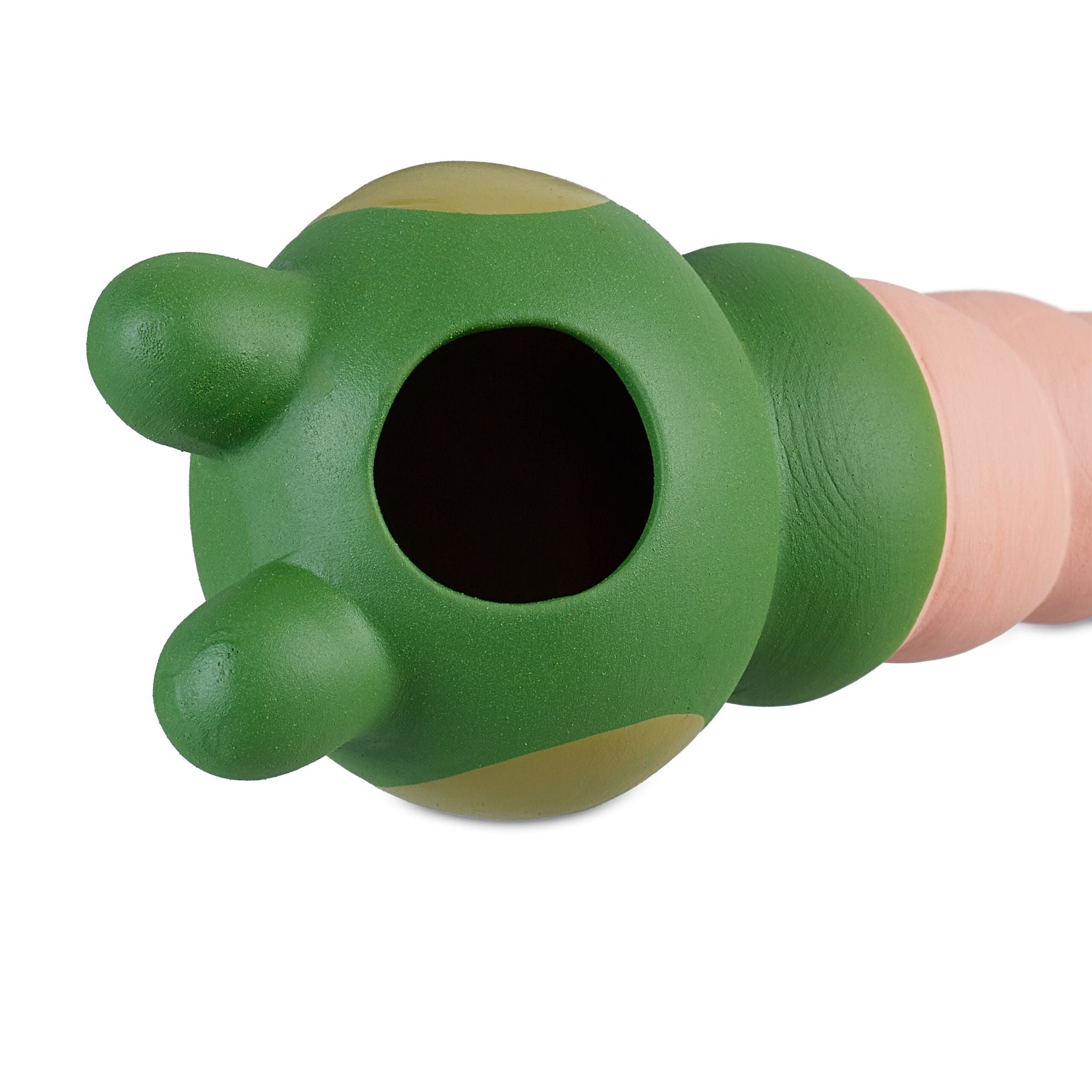Tonkegel Frosch 4er-Set Weiss-Dunkelgrün-Hellbraun