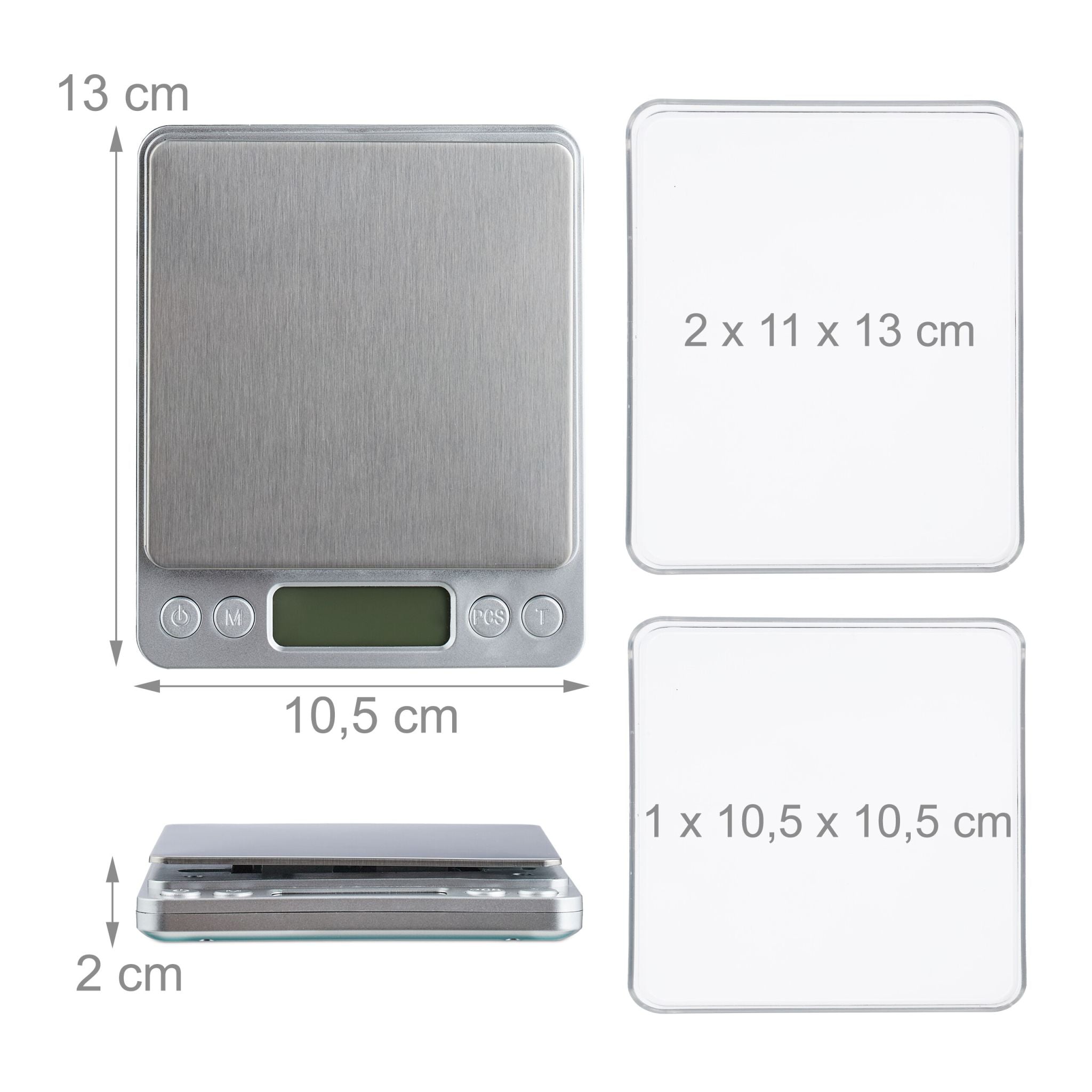 Feinwaage digital Silber