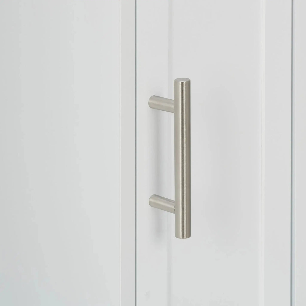 Toilettenpapierhalter stehend Weiss-Silber von Relaxdays