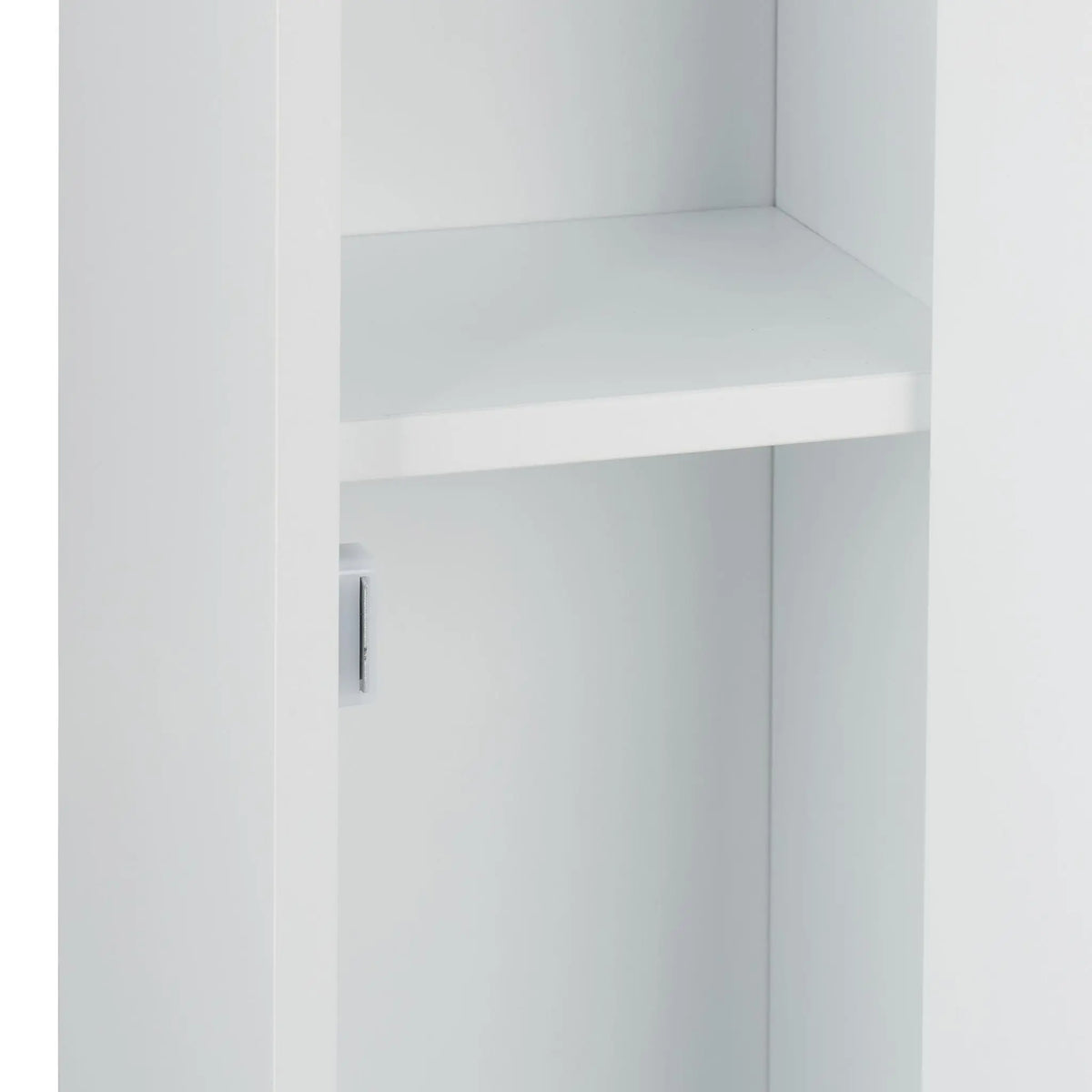 Toilettenpapierhalter stehend Weiss-Silber von Relaxdays