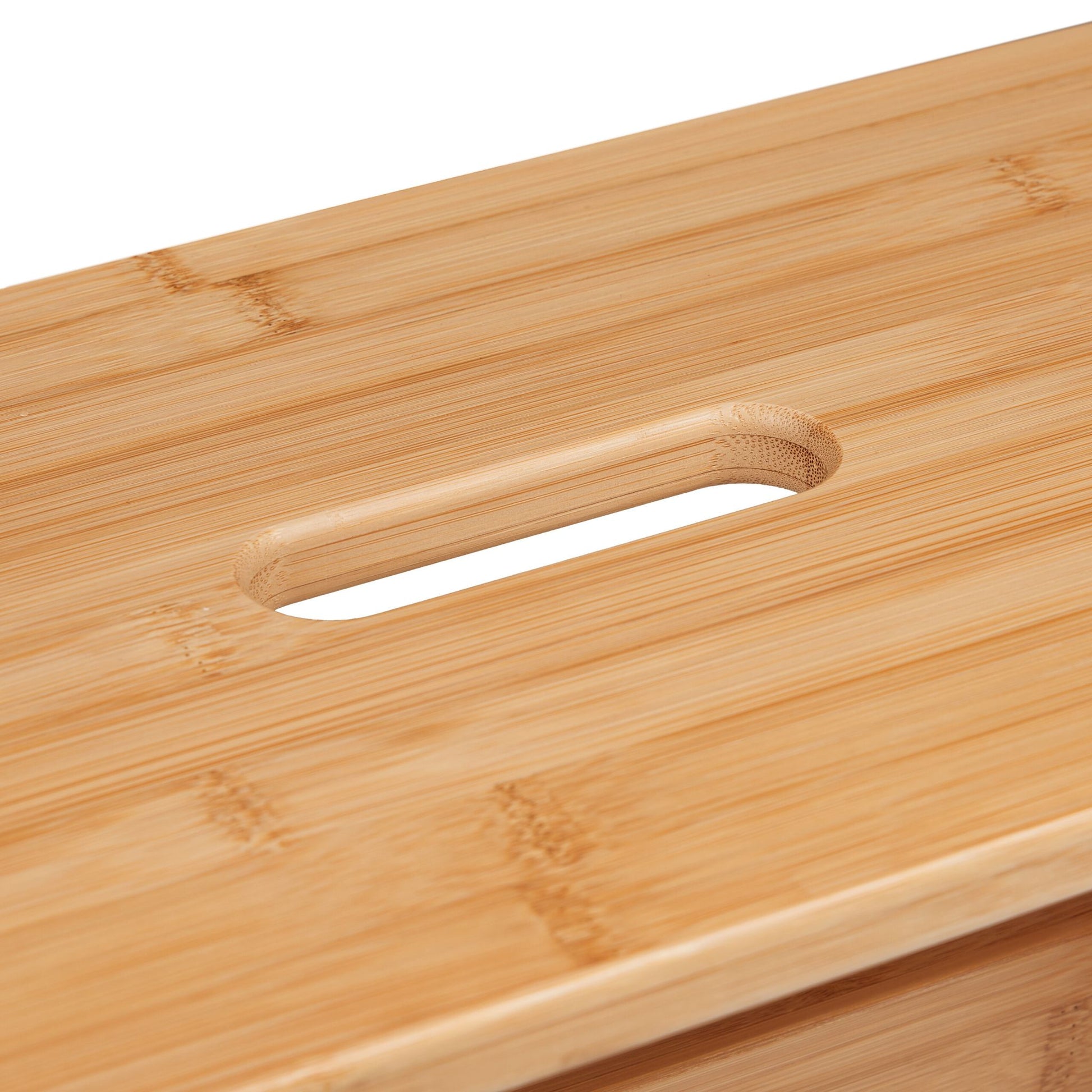 Hocker Bambus Hellbraun von Relaxdays