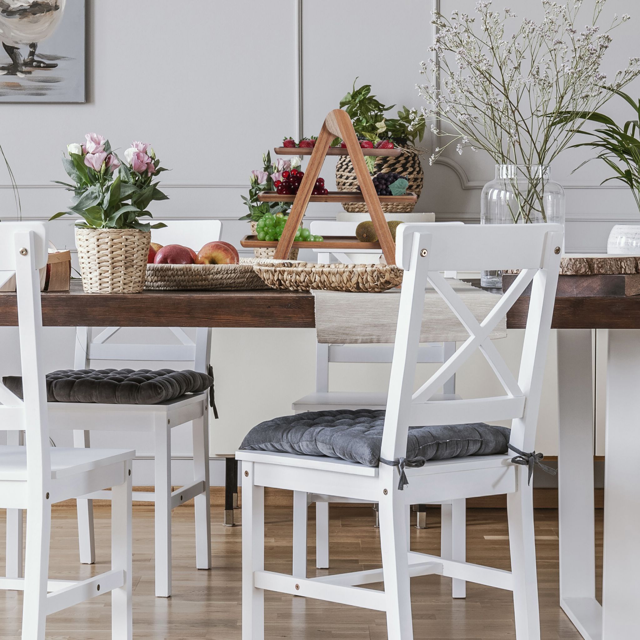 3-stöckige Etagere Holz Braun von Relaxdays