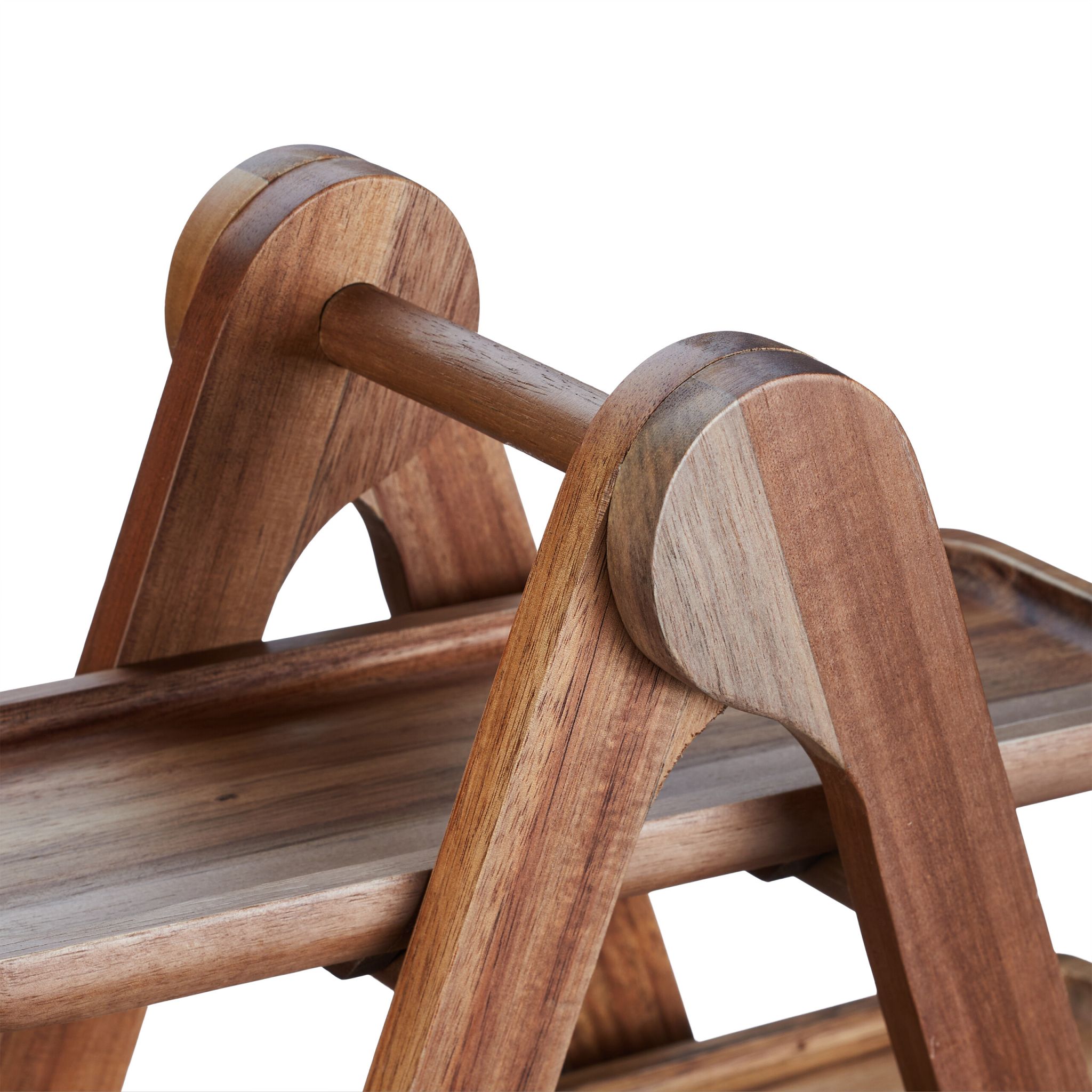 3-stöckige Etagere Holz Braun von Relaxdays
