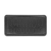 Gummi Schuhabtropfschale Schwarz von Relaxdays