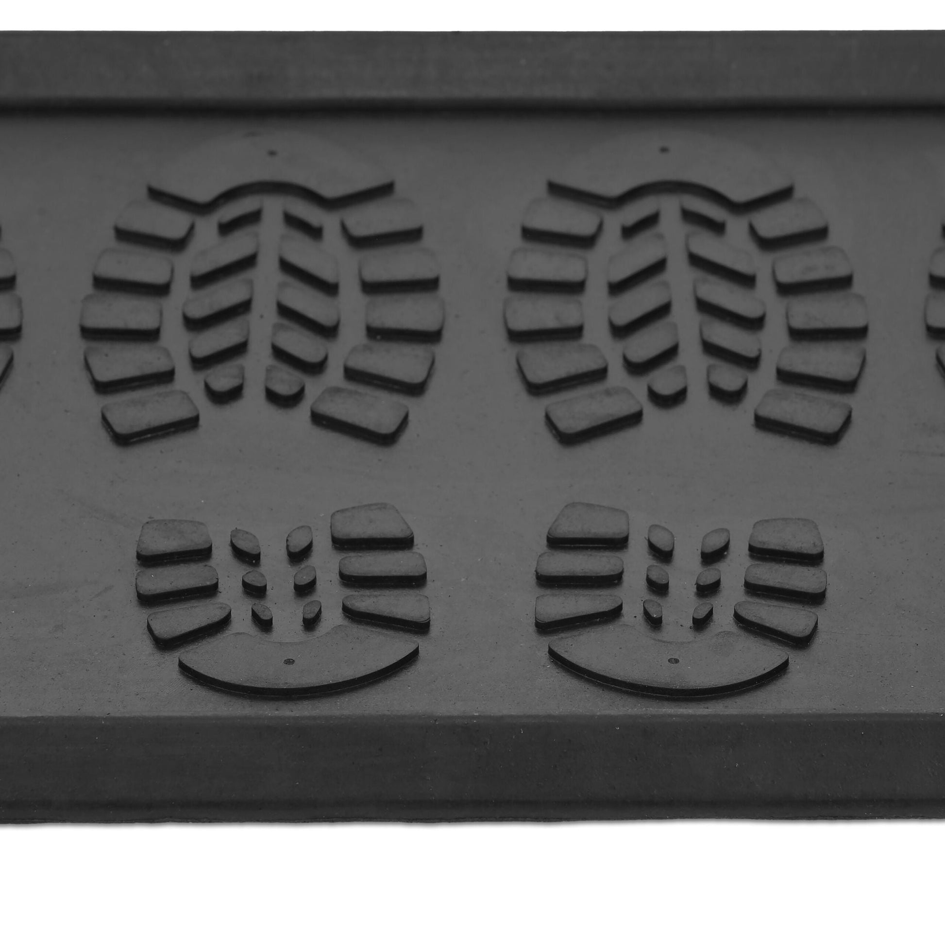 Gummi Schuhabtropfschale Schwarz von Relaxdays
