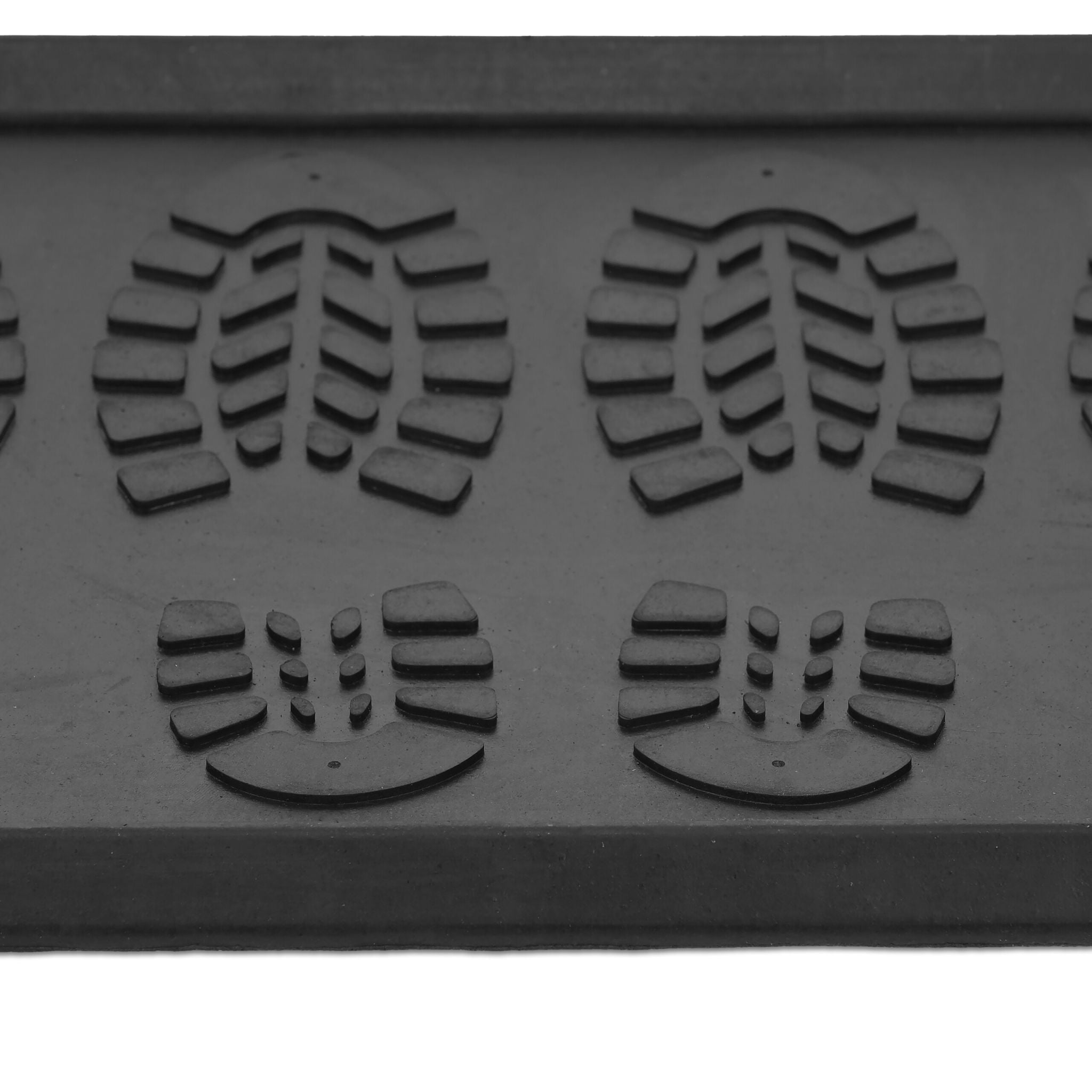 Gummi Schuhabtropfschale Schwarz von Relaxdays