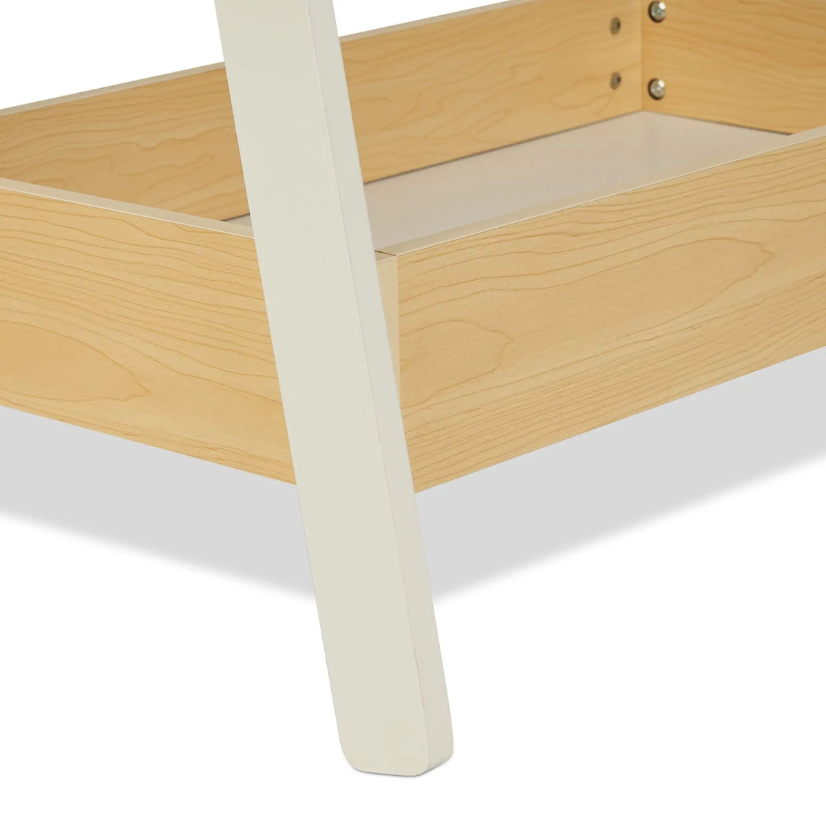 Kleiderständer für Kinder Weiss-Hellbraun von Relaxdays