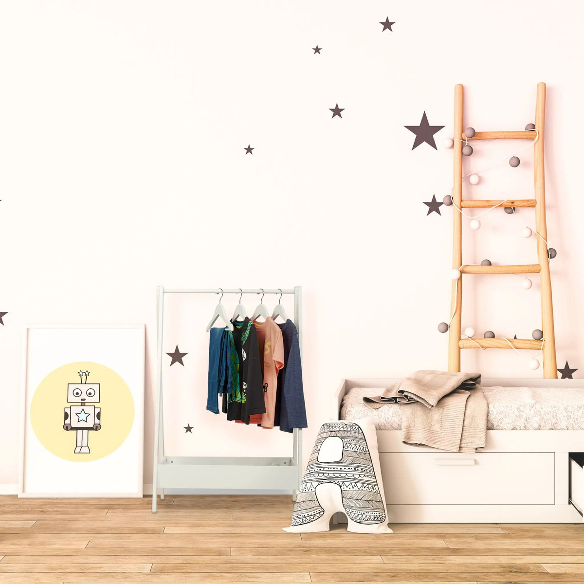 Kleiderständer für Kinder Weiss von Relaxdays