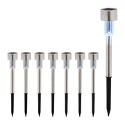 Solarlampenset Schwarz-Silber-Transparent von Relaxdays