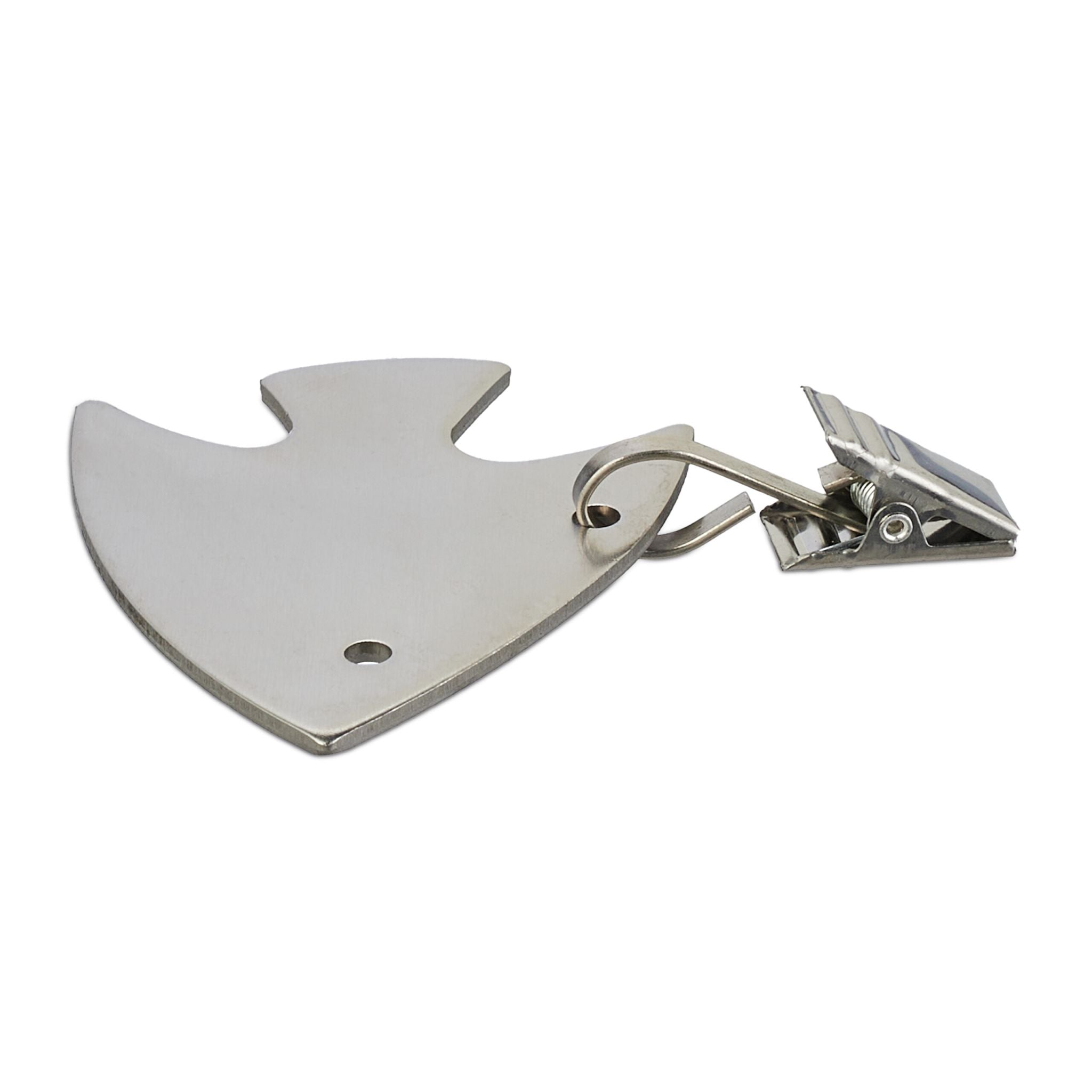 Tischdeckenbeschwerer Fisch 16er-Set Silber von Relaxdays
