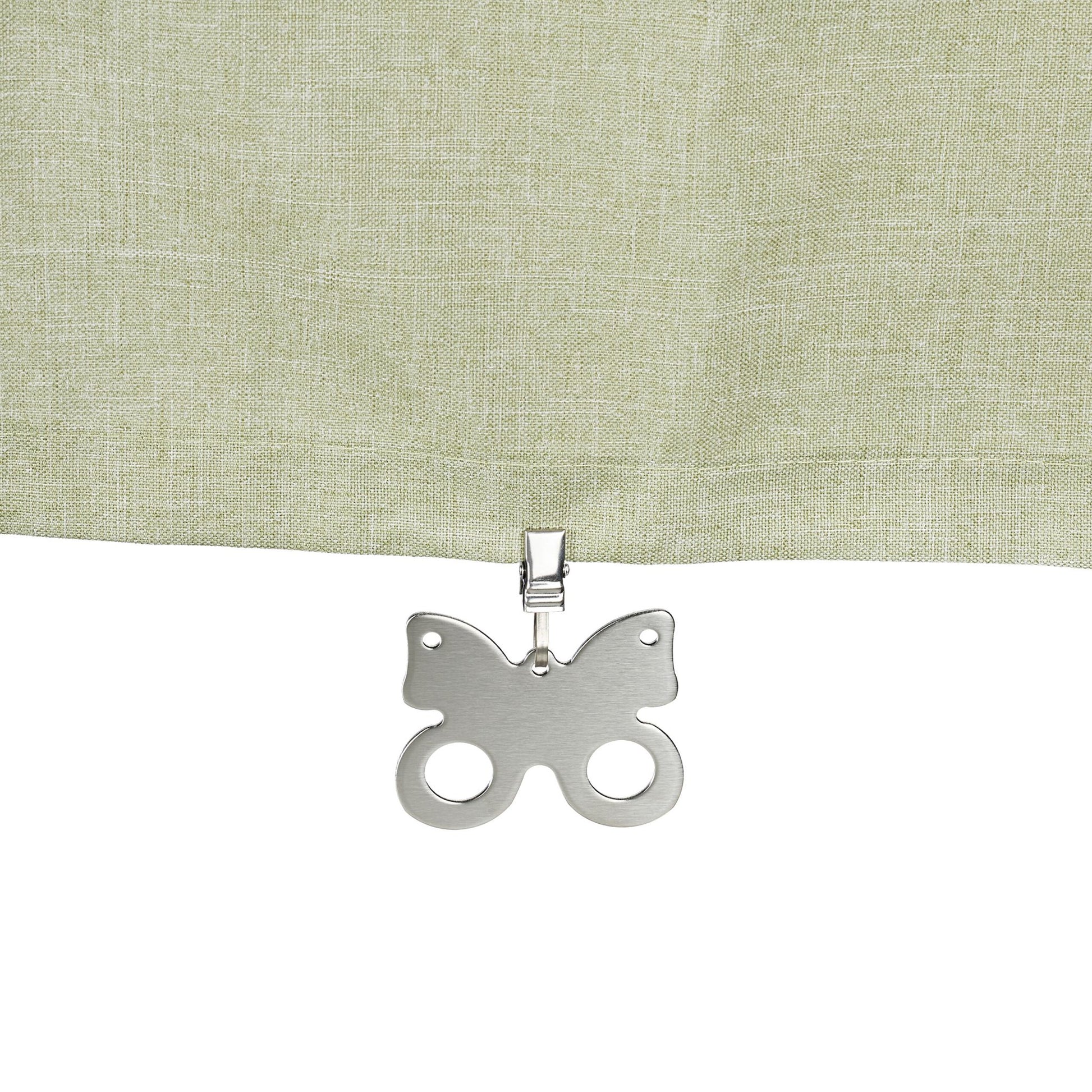 Tischdeckenbeschwerer Schmetterling 16er-Set Silber von Relaxdays
