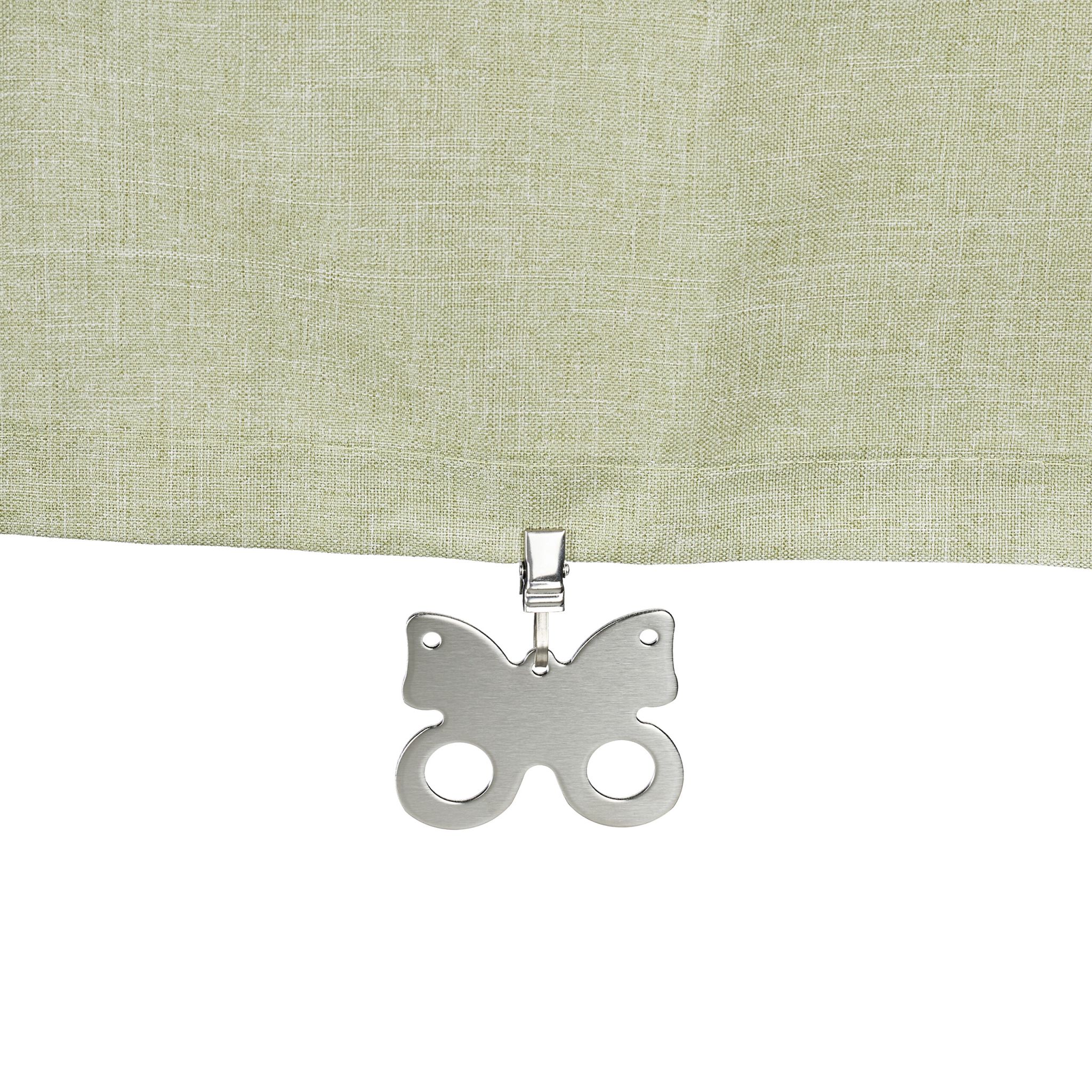 Tischdeckenbeschwerer Schmetterling 16er-Set Silber von Relaxdays