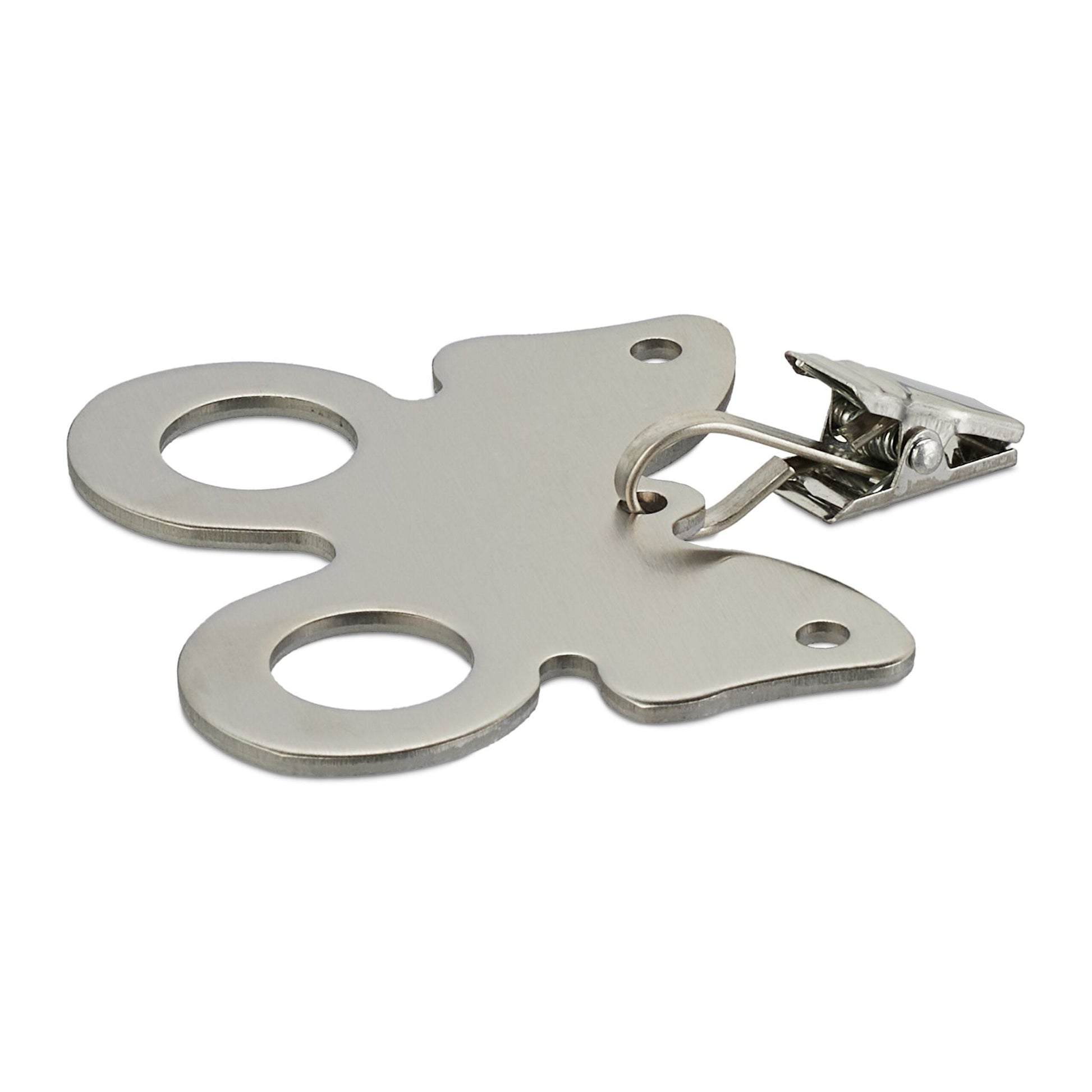 Tischdeckenbeschwerer Schmetterling 16er-Set Silber von Relaxdays
