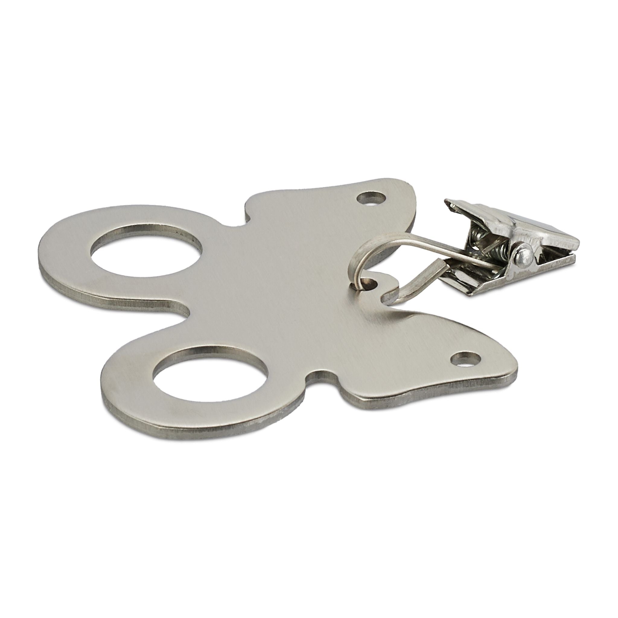 Tischdeckenbeschwerer Schmetterling 16er-Set Silber von Relaxdays