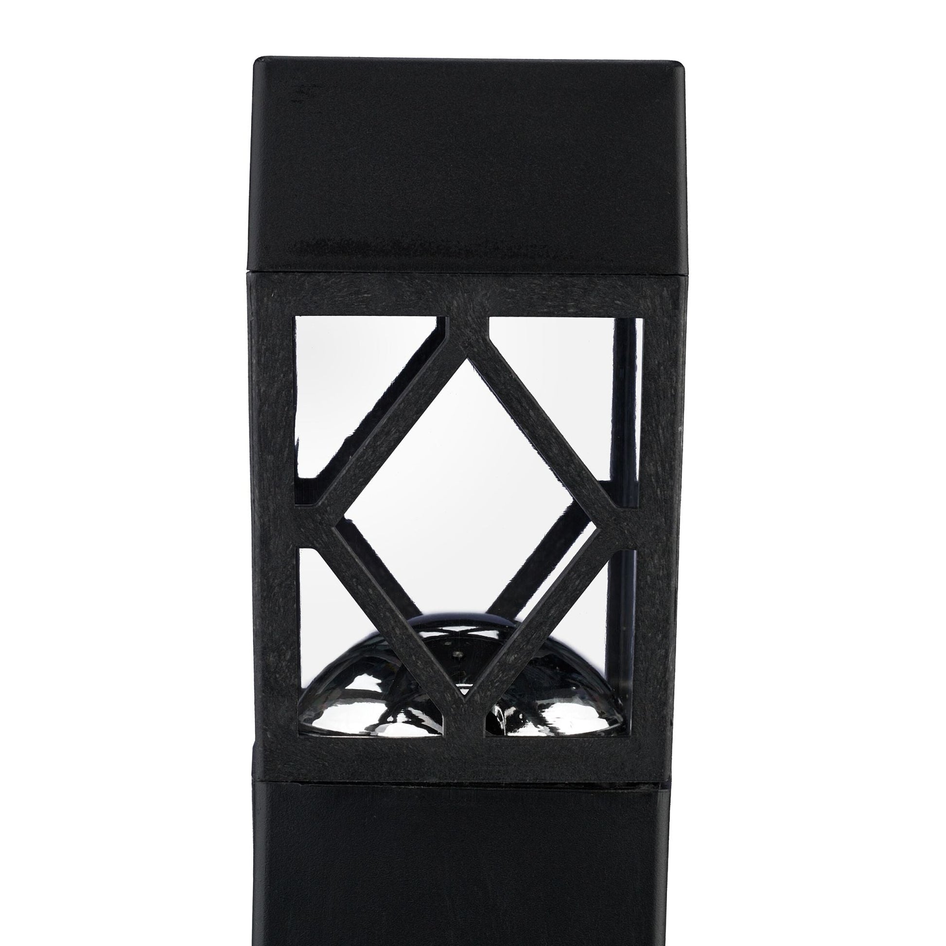 Solarlampenset Schwarz-Transparent von Relaxdays