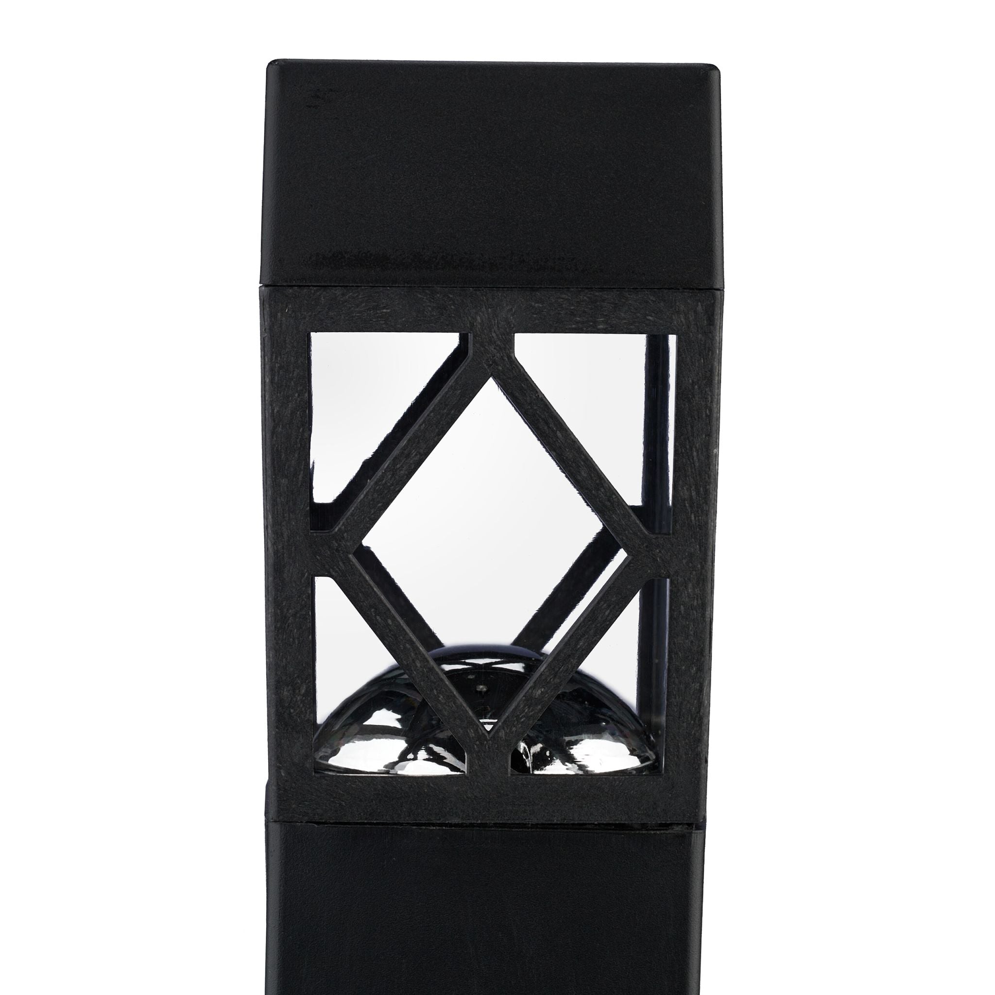 Solarlampenset Schwarz-Transparent von Relaxdays