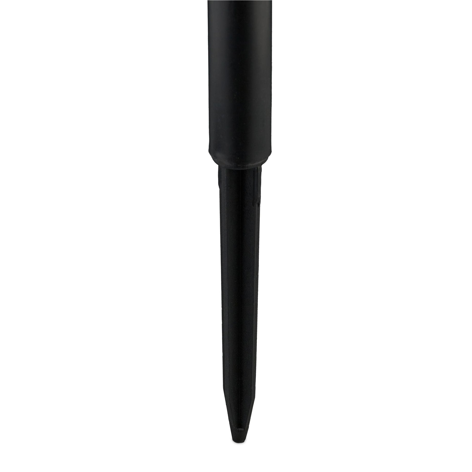 Solarlampenset mit Lichteffekt Schwarz von Relaxdays