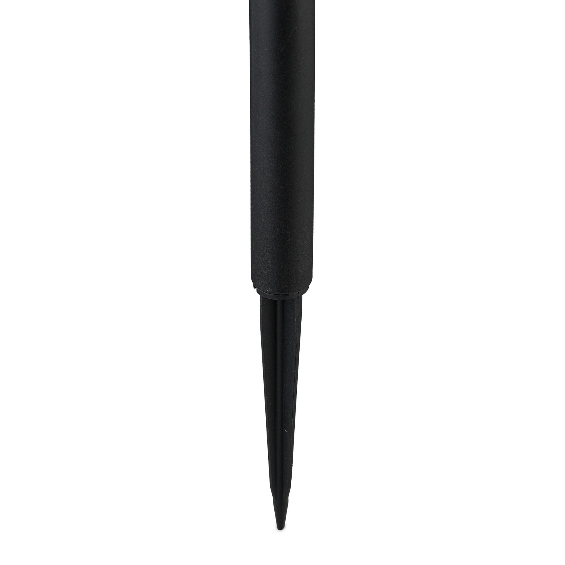 Solarlampenset Laterne Schwarz-Transparent von Relaxdays