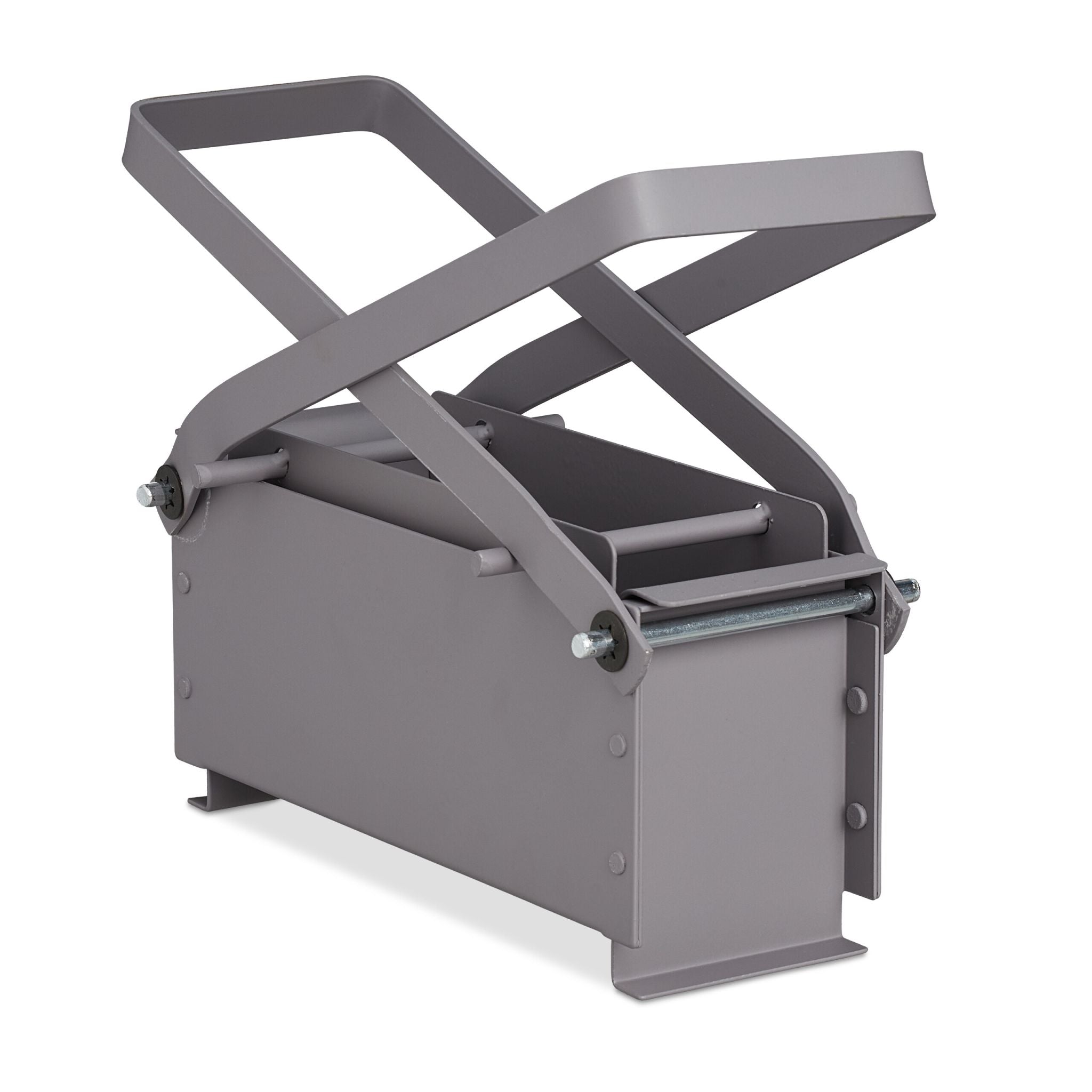 Papierbrikettpresse Grau von Relaxdays