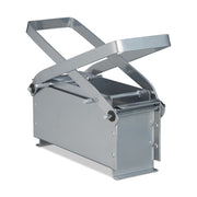 Papierbrikettpresse Silber von Relaxdays