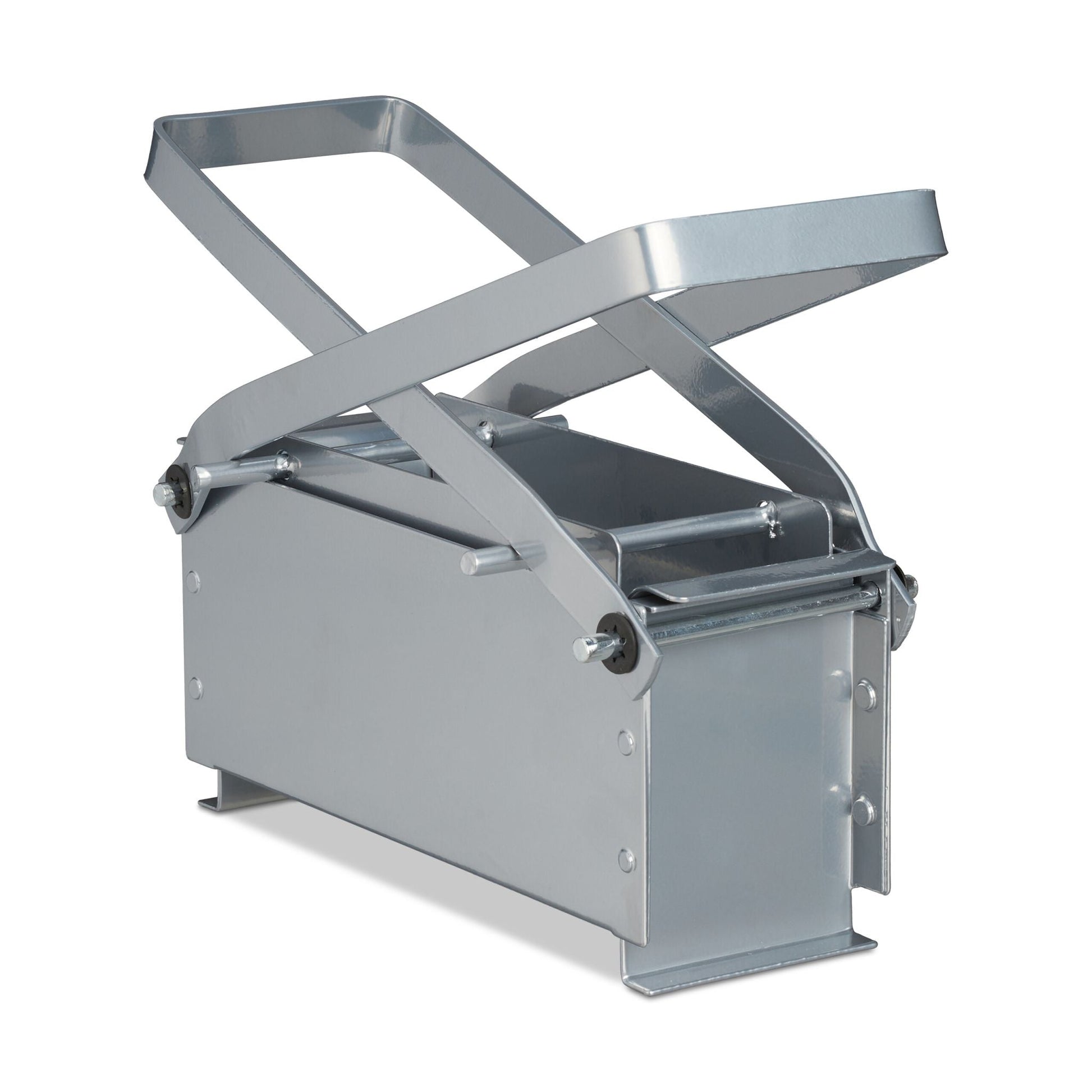 Papierbrikettpresse Silber von Relaxdays