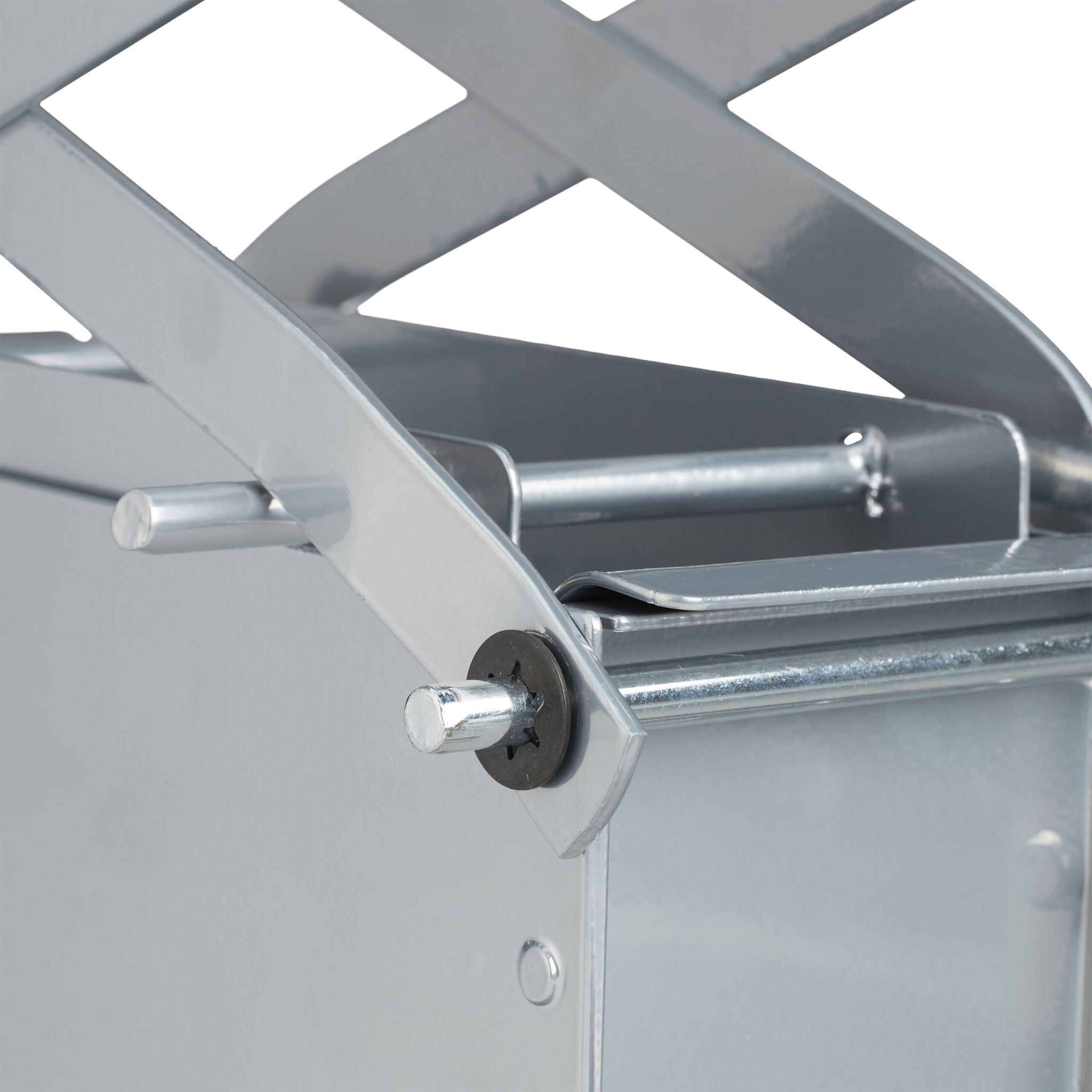 Papierbrikettpresse Silber von Relaxdays
