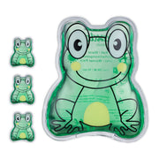 Kühlpads Kinder 4er-Set Weiss-Grün-Schwarz von Relaxdays