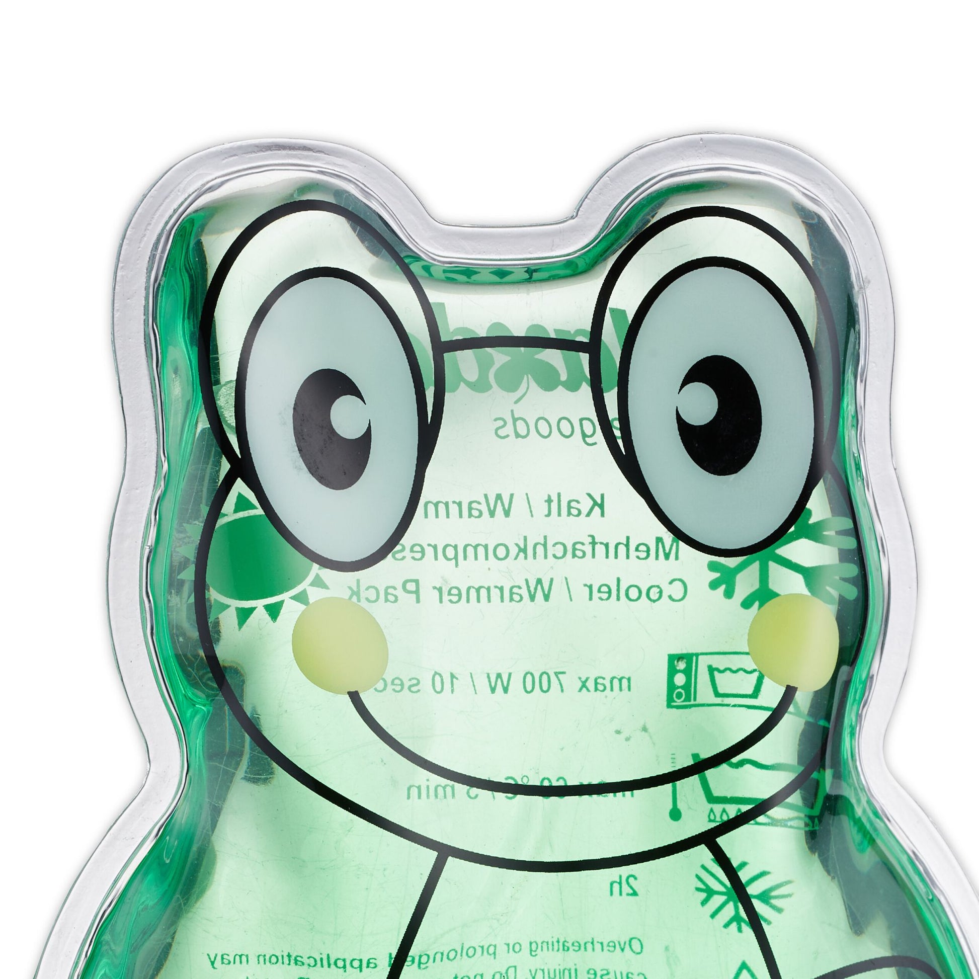 Kühlpads Kinder 4er-Set Weiss-Grün-Schwarz von Relaxdays