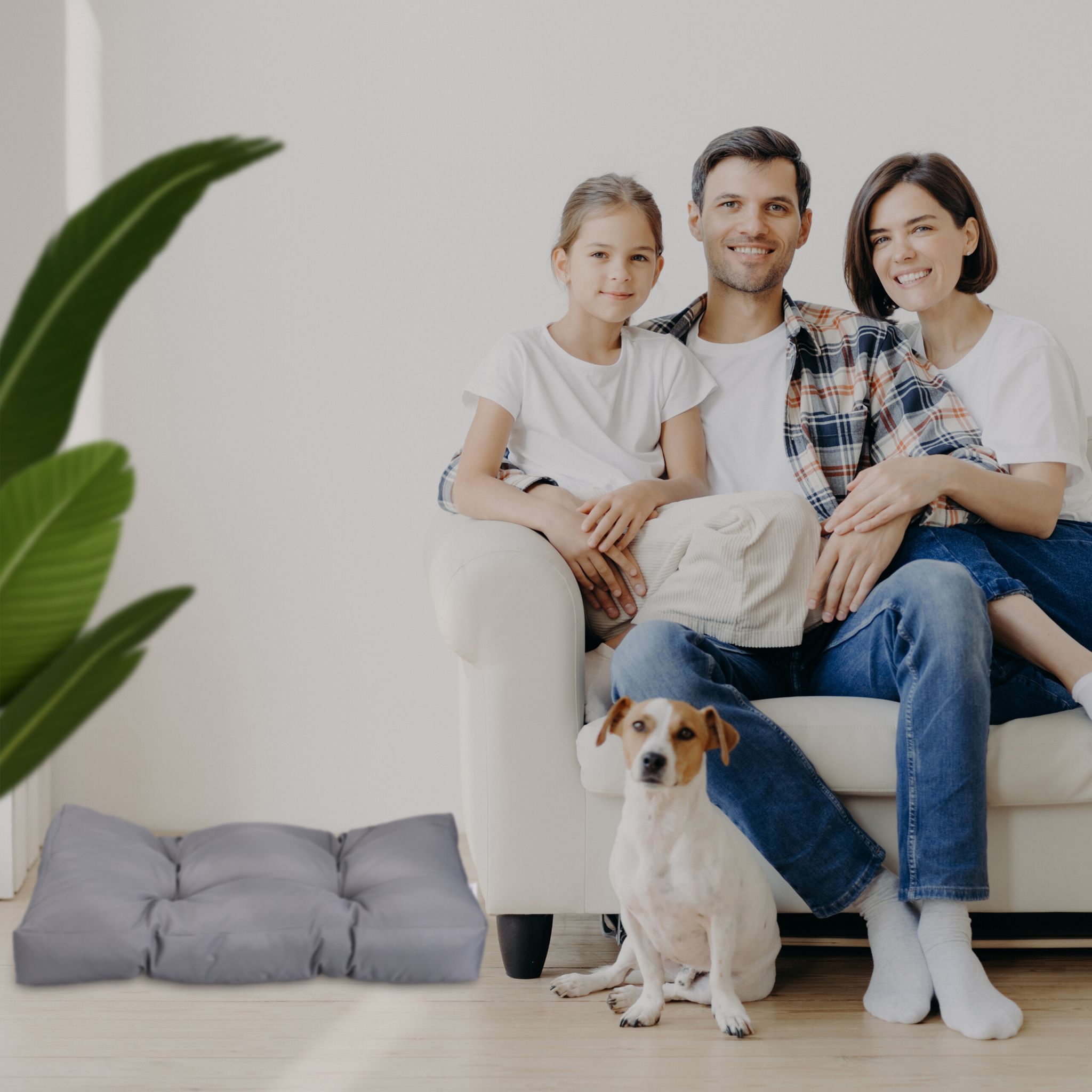 Hundebett grau Grau von Relaxdays