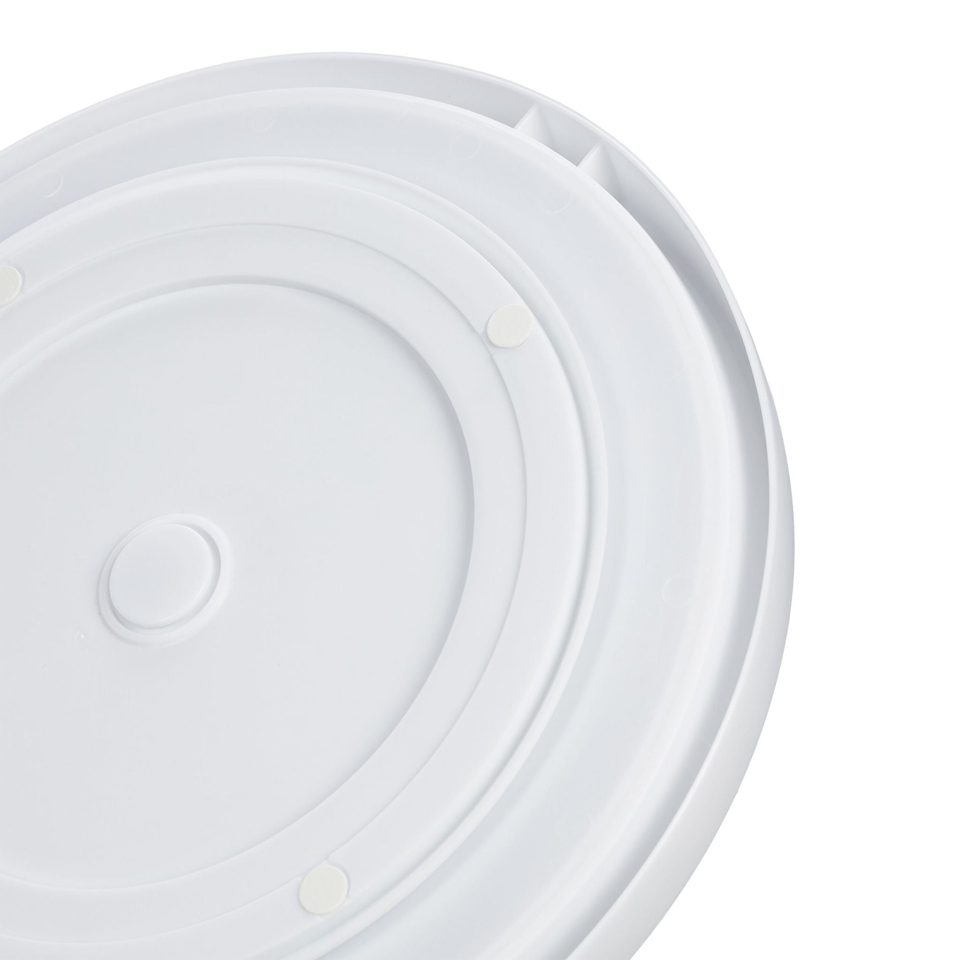 Drehteller 2er-Set Weiss-Grau von Relaxdays