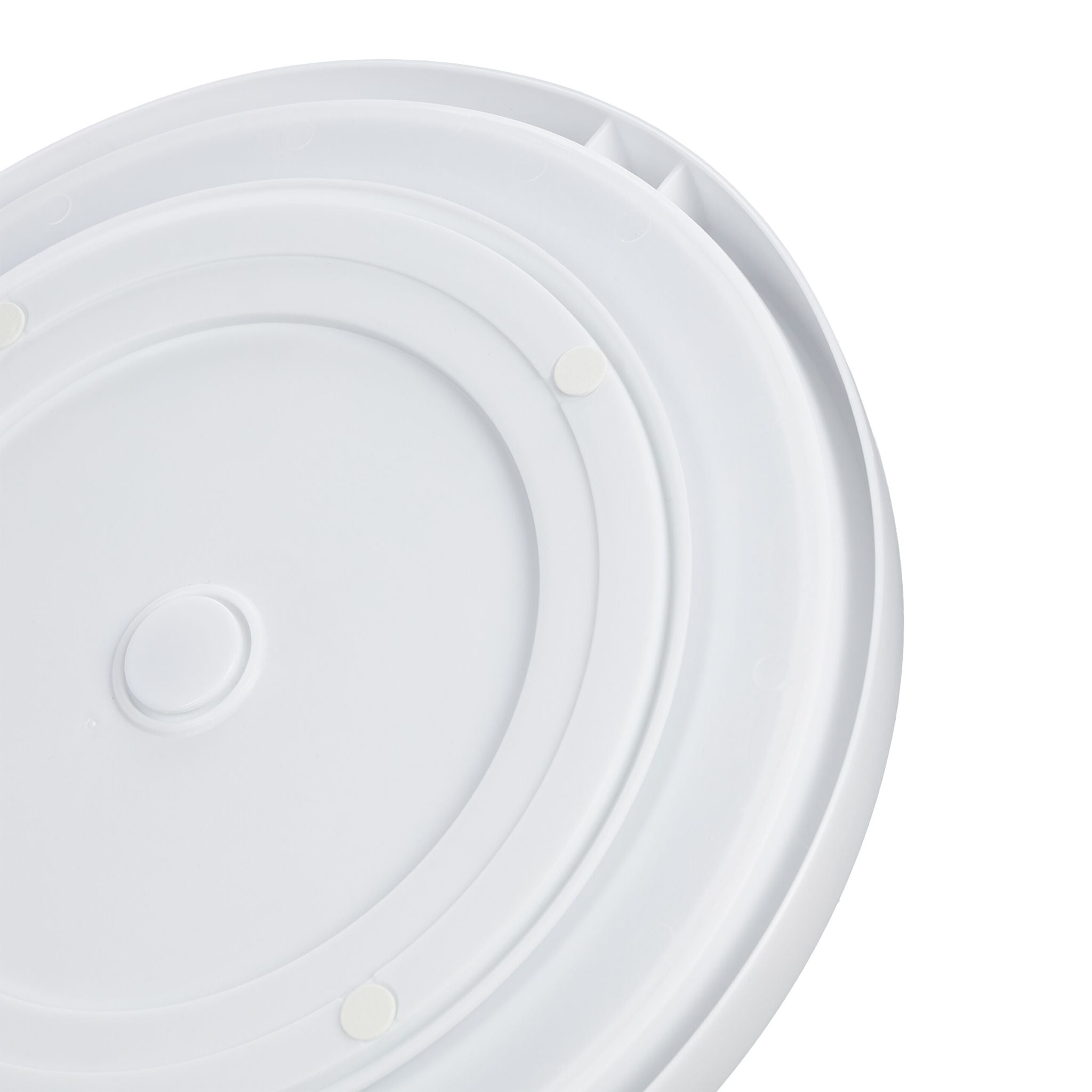 Drehteller 2er-Set Weiss-Grau von Relaxdays