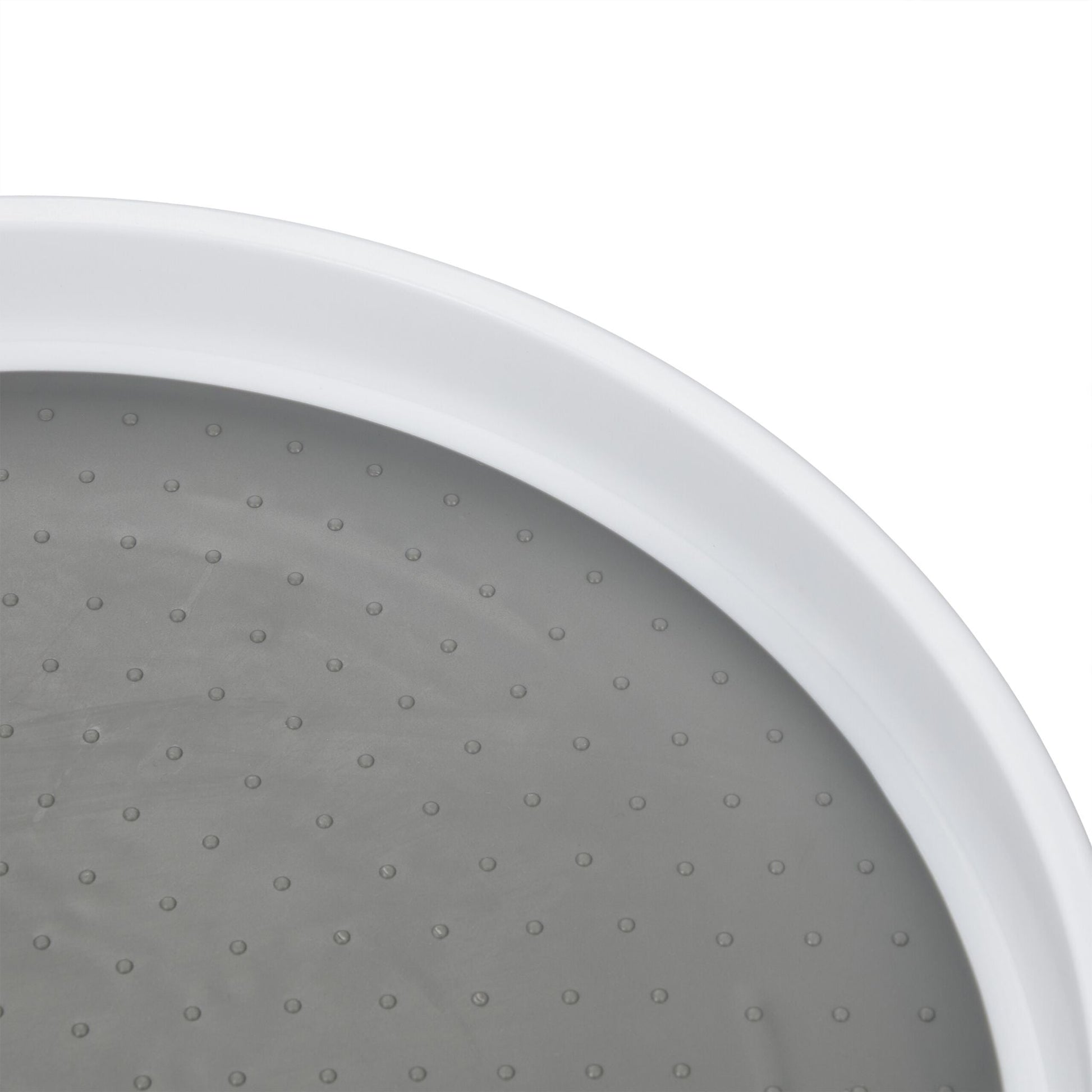 Drehteller 2er-Set Weiss-Grau von Relaxdays