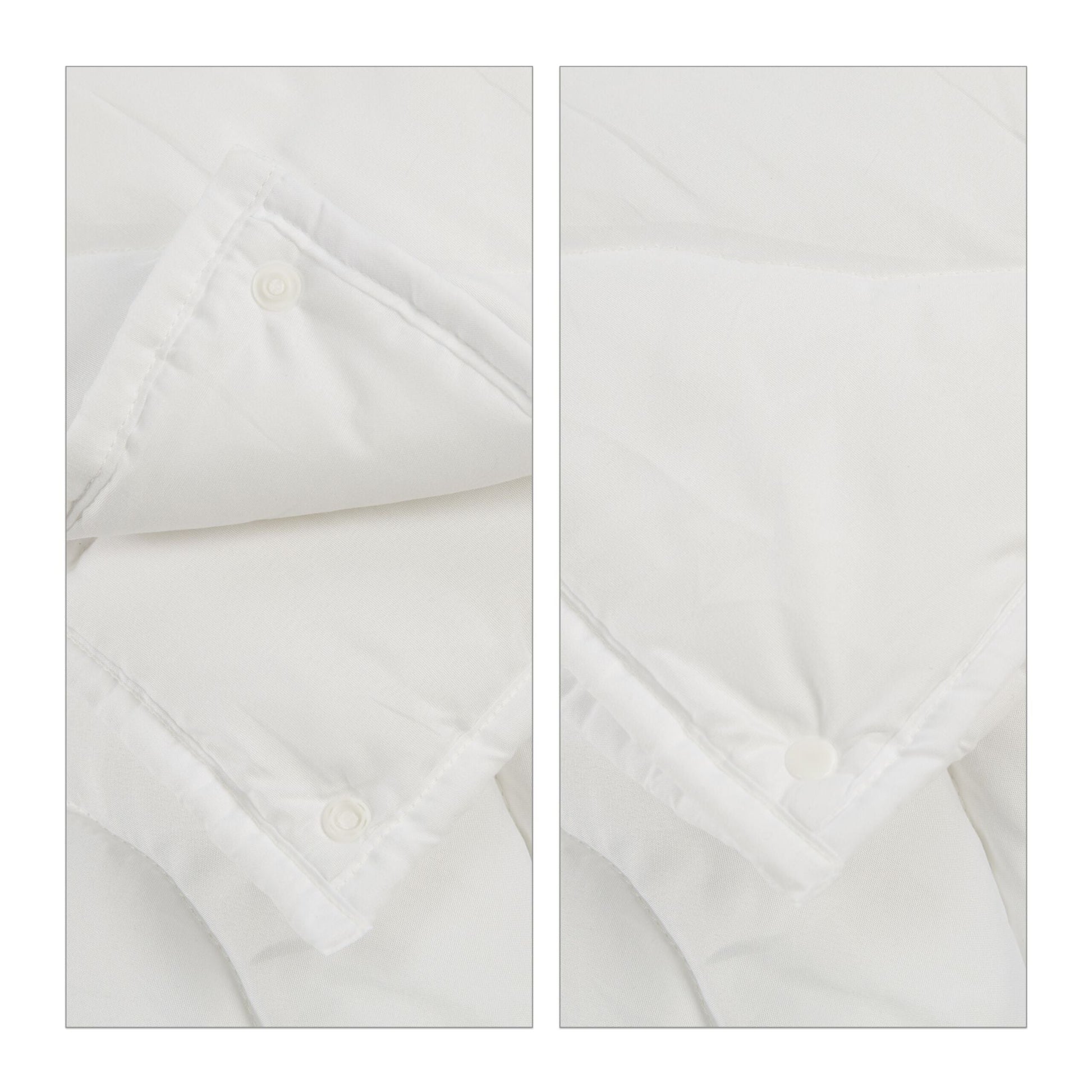 4 Jahreszeiten Bettdecke Weiss von Relaxdays
