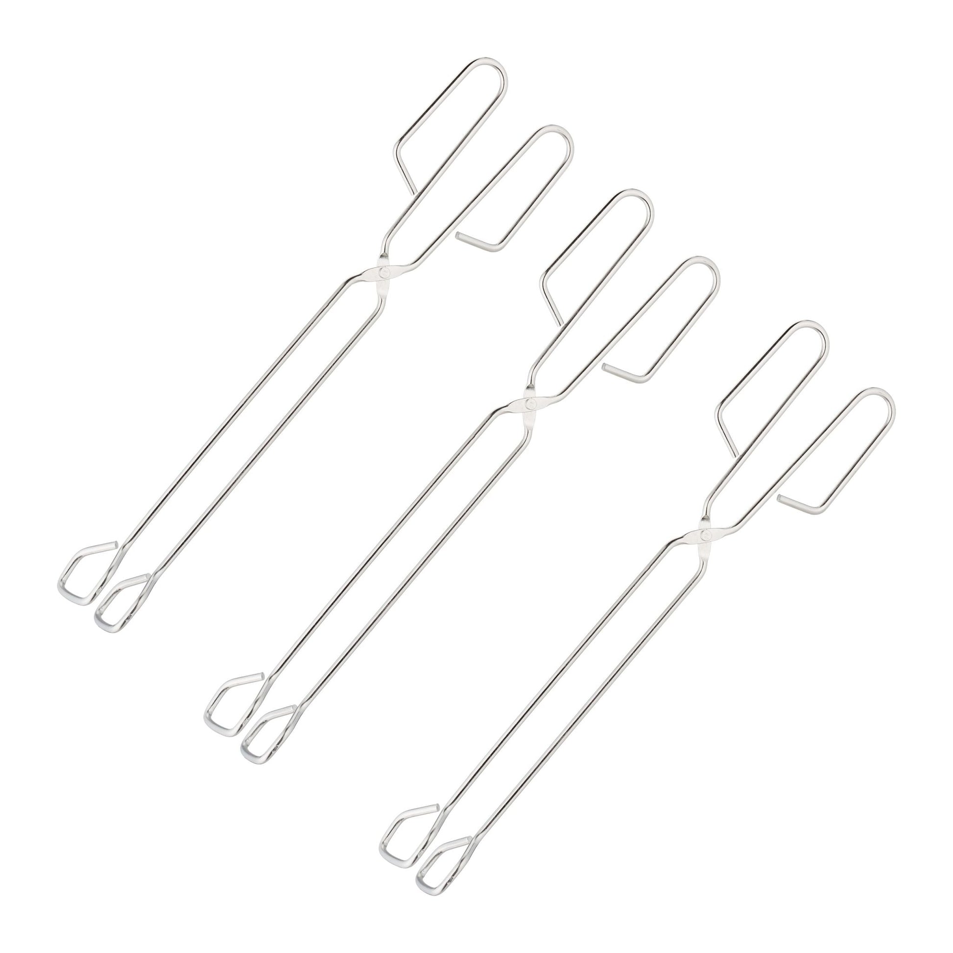 Edelstahl Grillzange 3er-Set Silber von Relaxdays