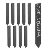 Pflanzenstecker Schiefer 10er-Set Anthrazit von Relaxdays