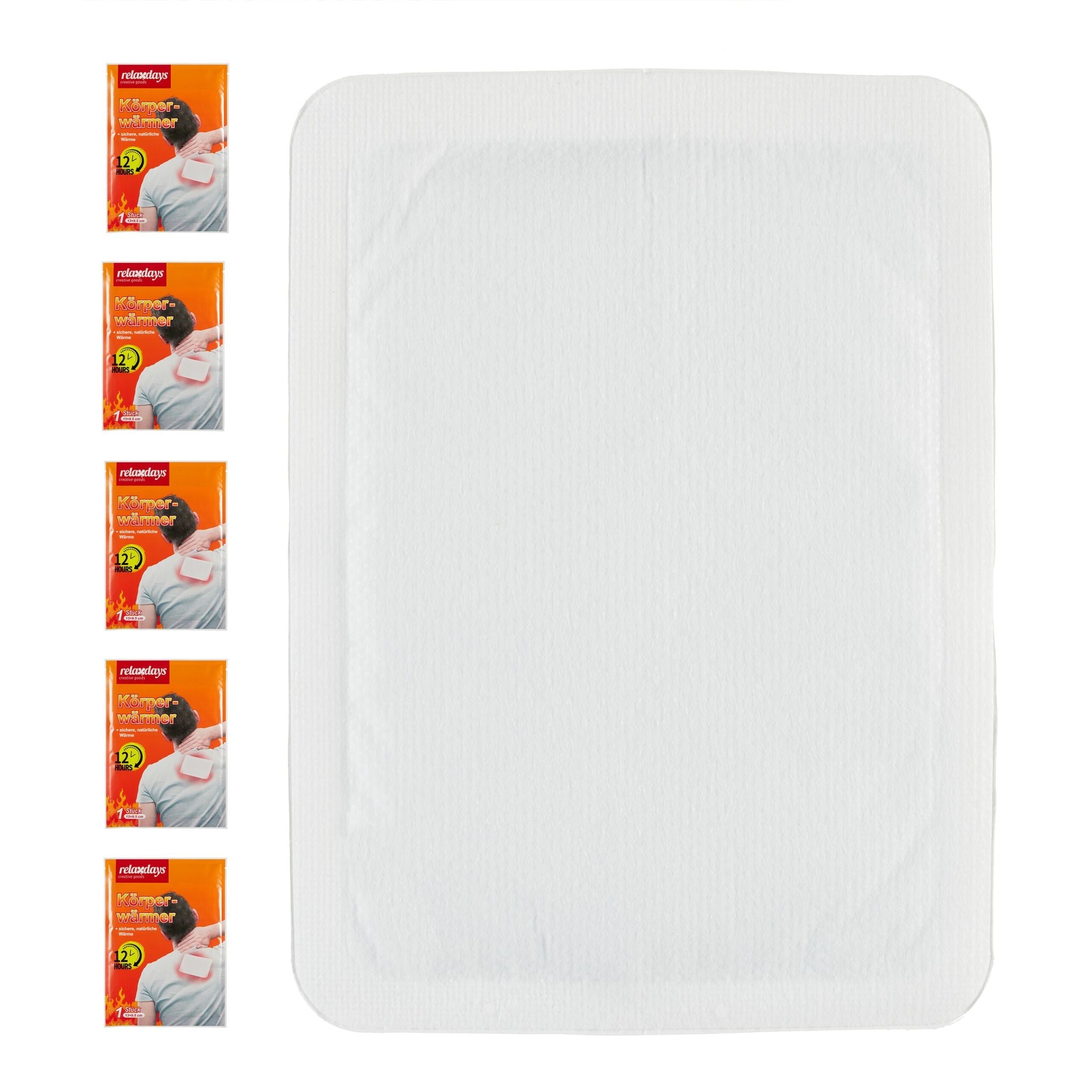 Wärmepads für den Körper Weiss von Relaxdays
