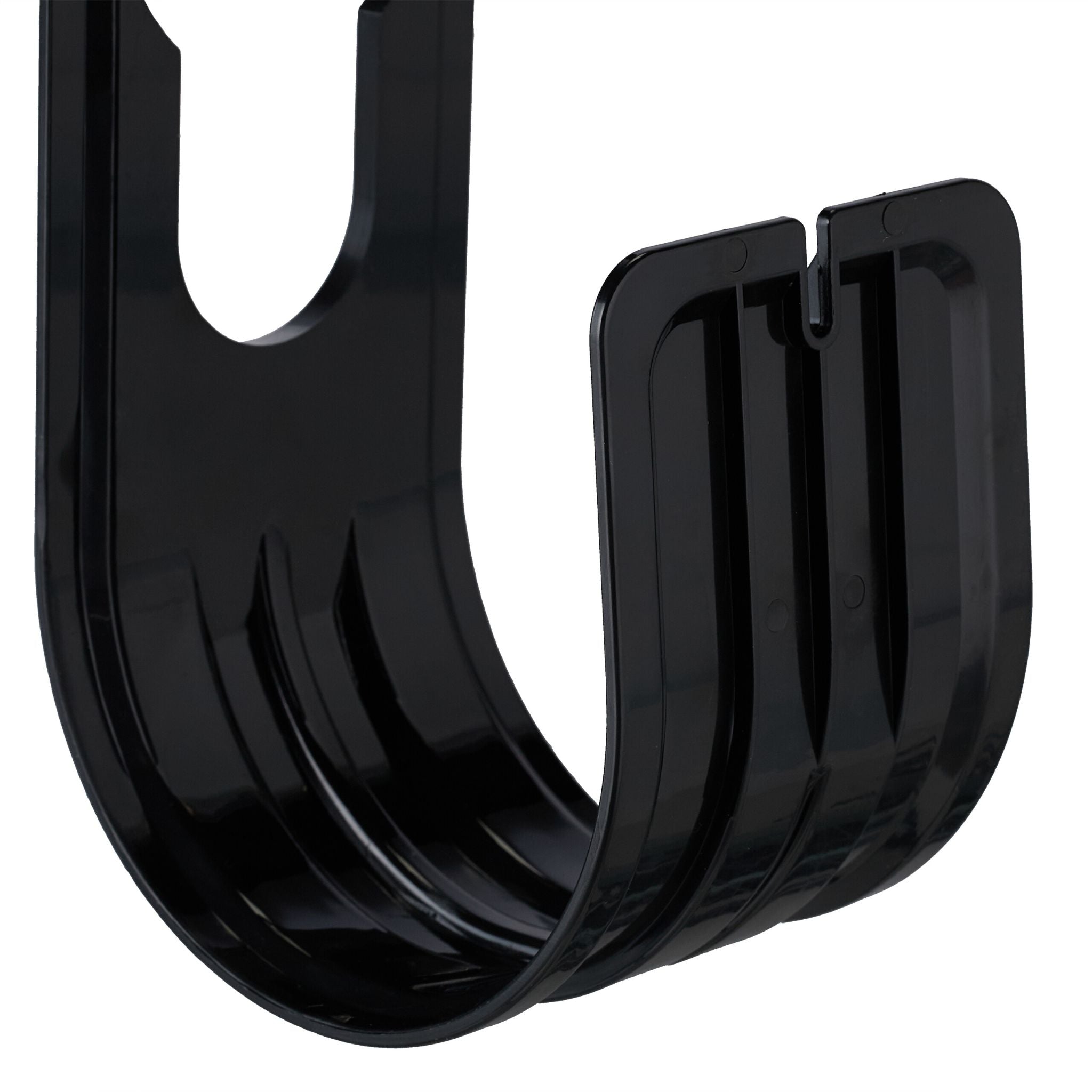 Schlauchhalter 4er-Set Schwarz von Relaxdays