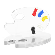 Malpalette Acryl 10er-Set Transparent von Relaxdays
