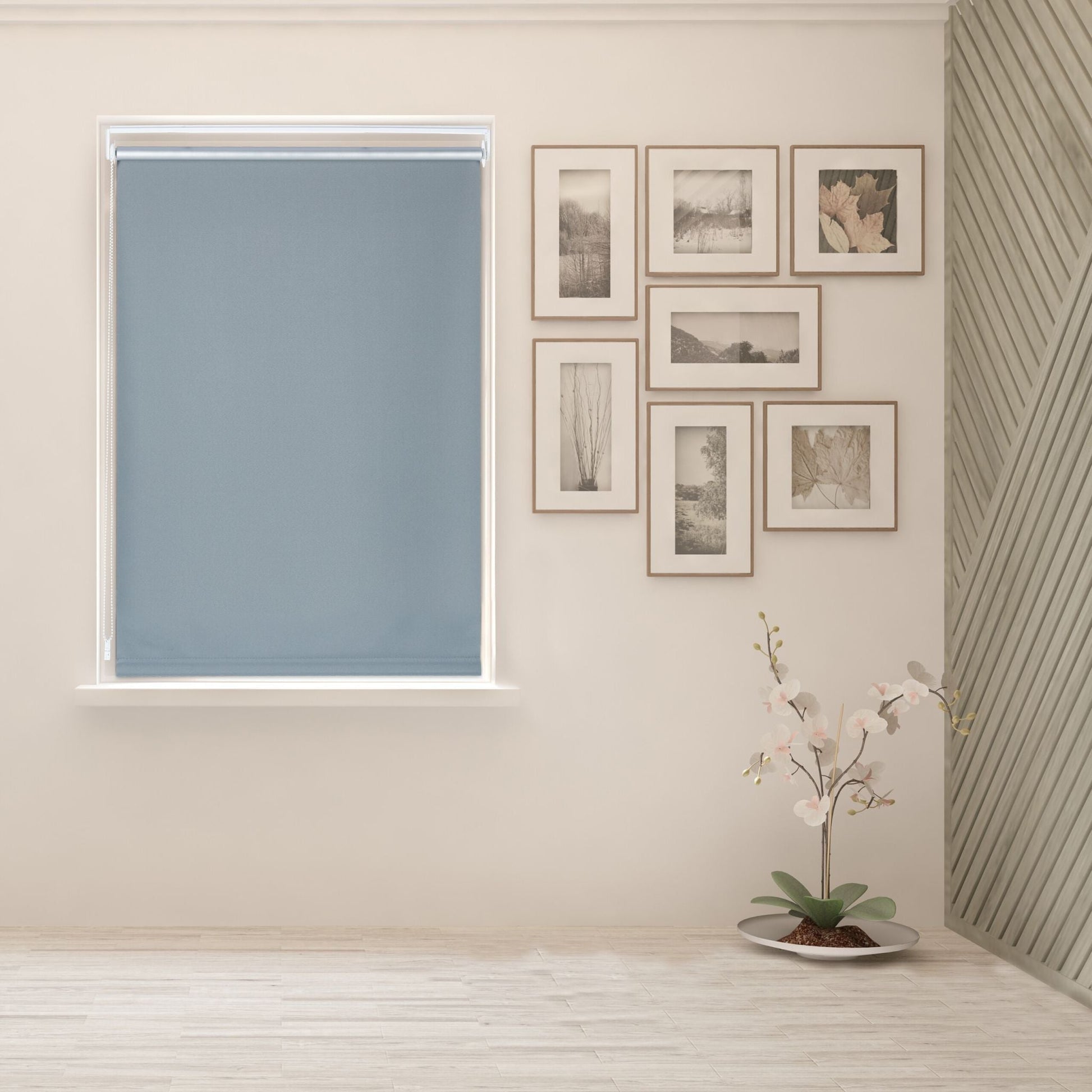 Thermorollo 60x160cm Weiss-Silber-Grau von Relaxdays