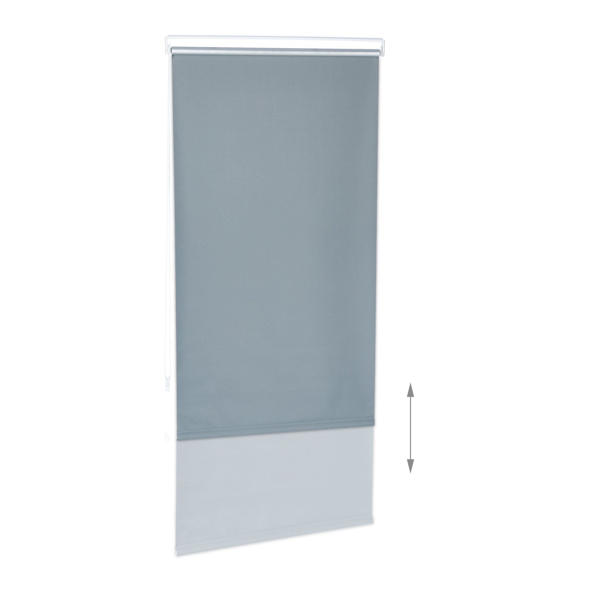Thermorollo 60x160cm Weiss-Silber-Grau von Relaxdays