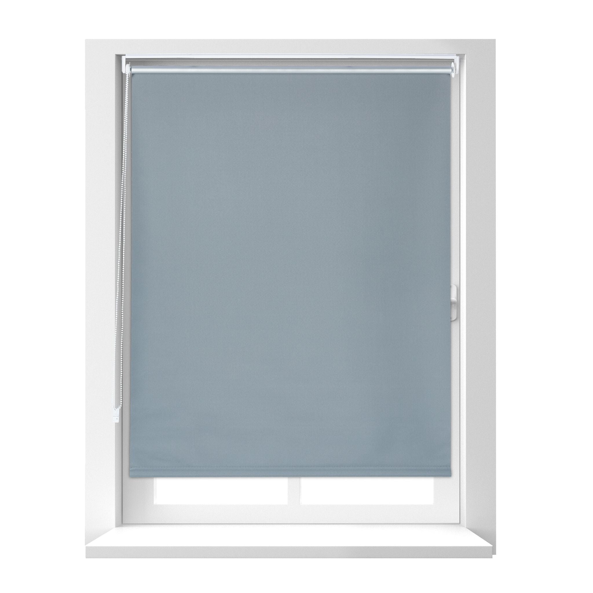 Thermorollo 100x160cm Weiss-Silber-Grau von Relaxdays