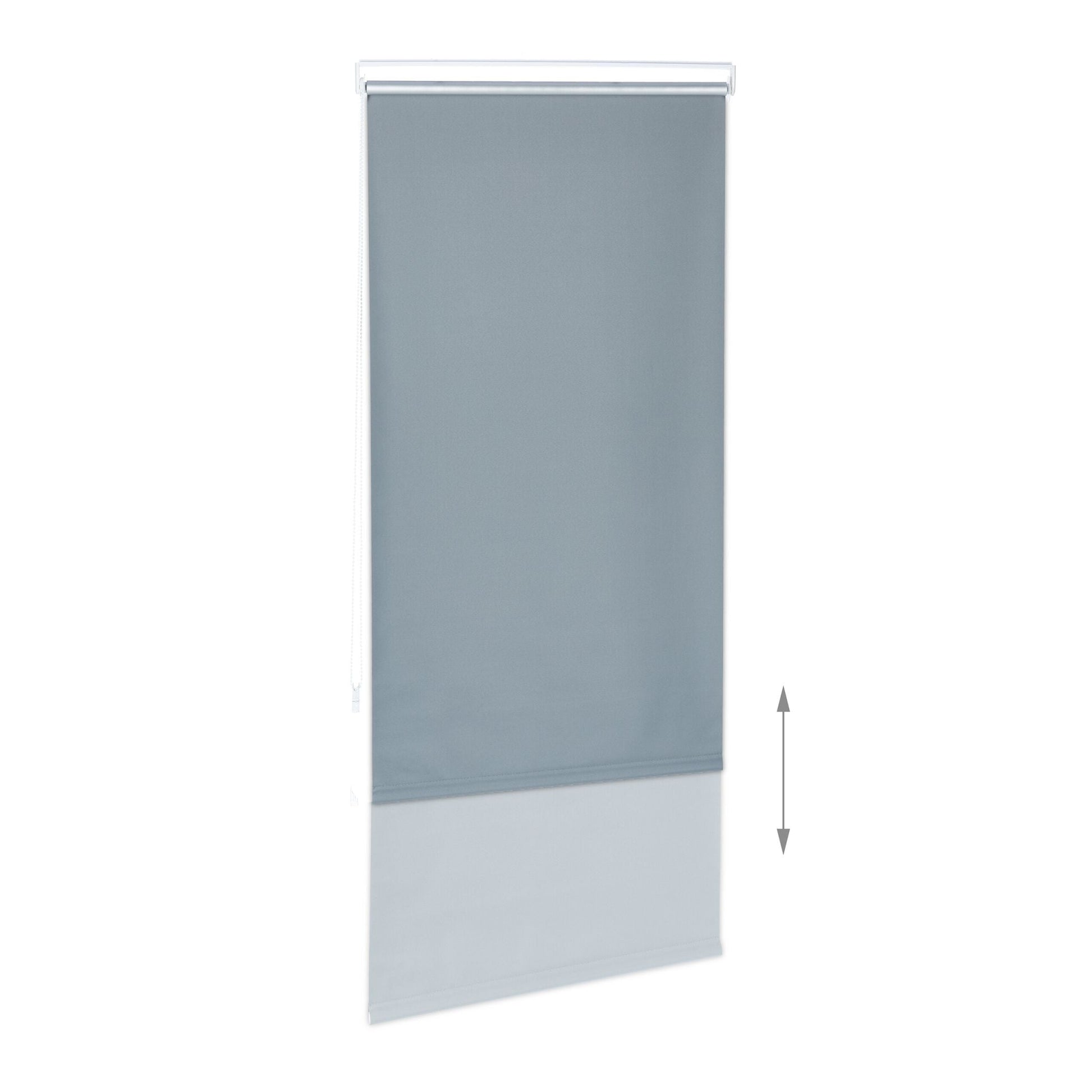 Thermorollo 70x220cm Weiss-Silber-Grau von Relaxdays