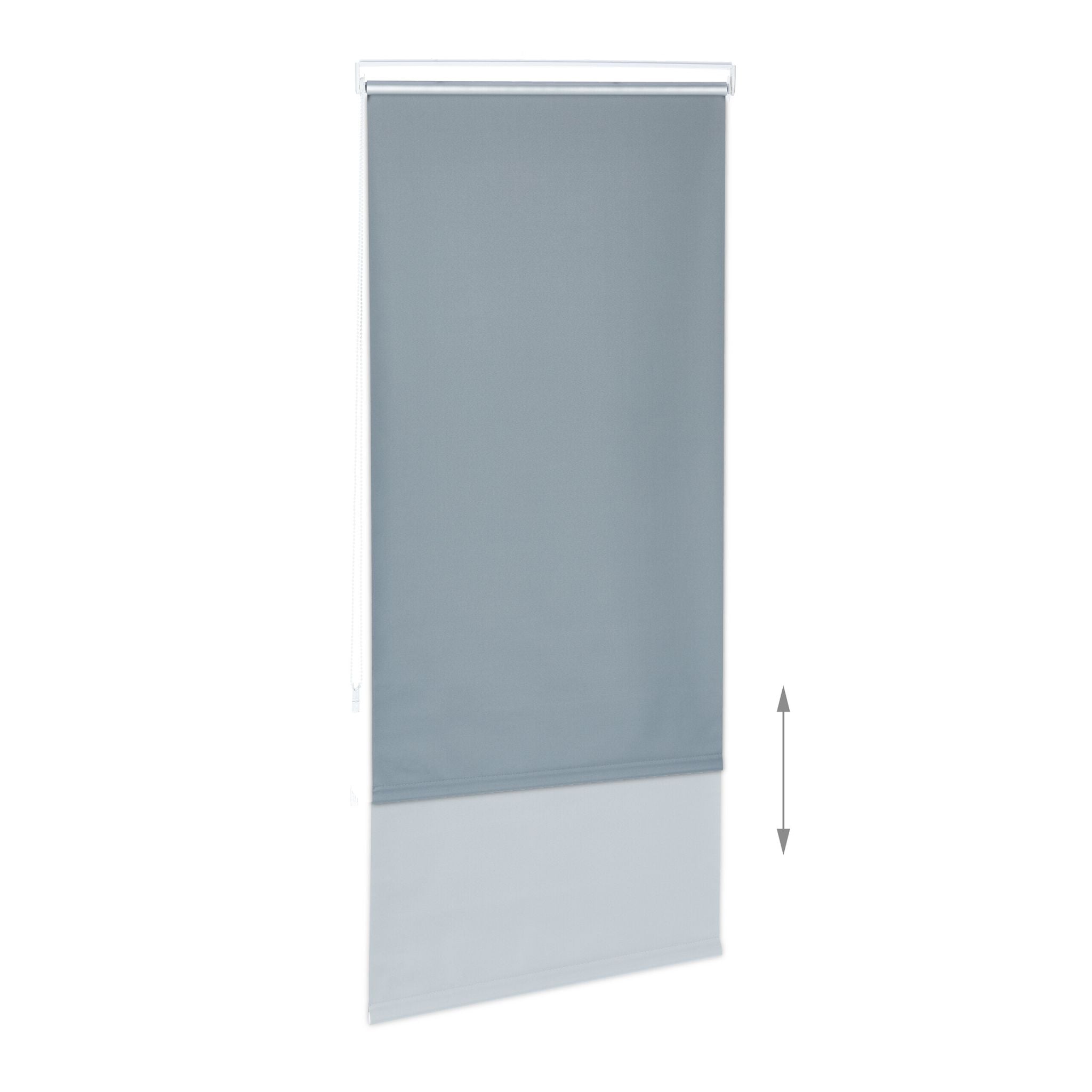 Thermorollo 70x220cm Weiss-Silber-Grau von Relaxdays
