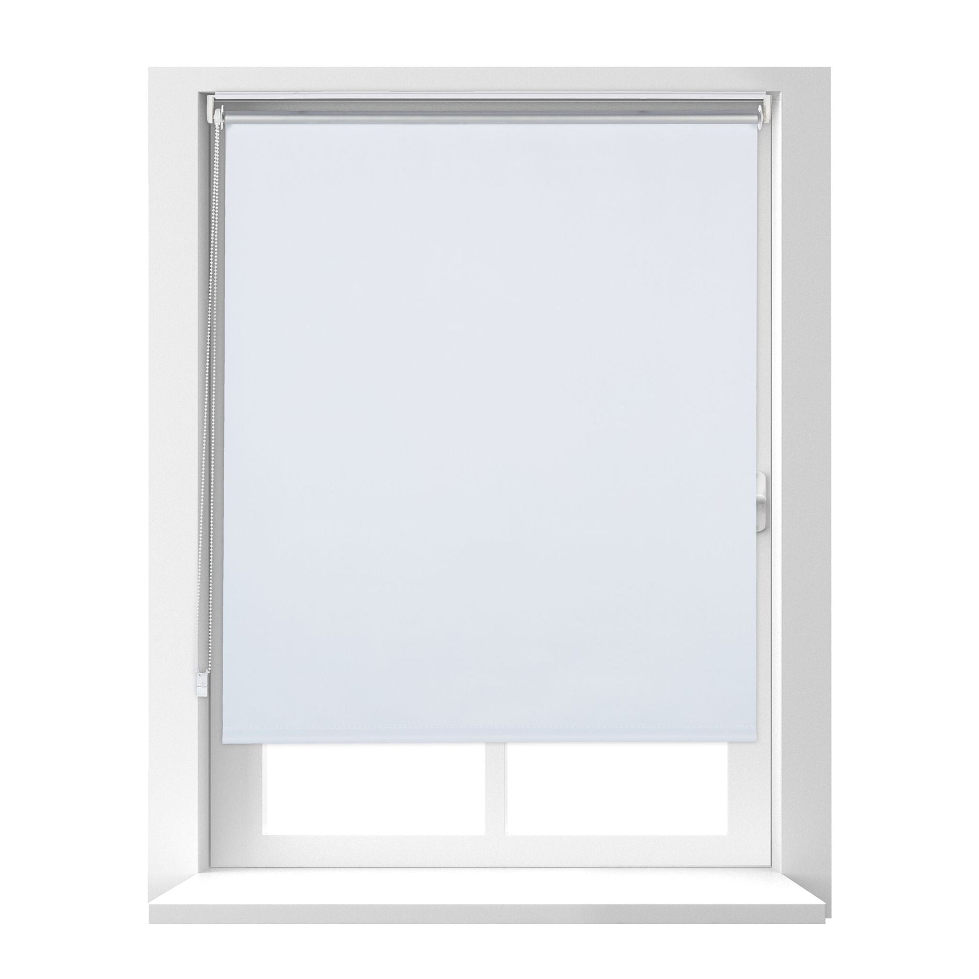 Thermorollo 100x160cm Weiss-Silber von Relaxdays