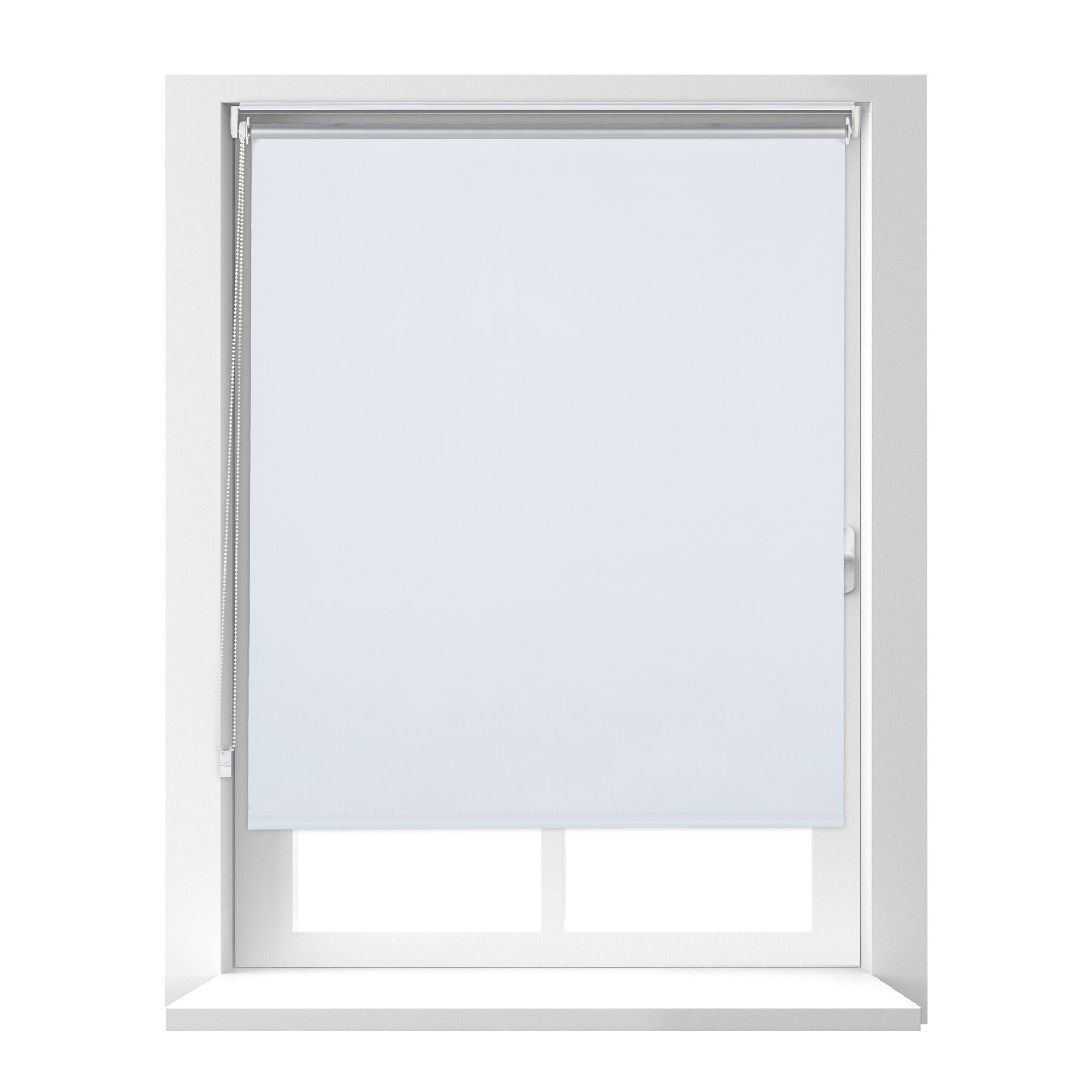 Thermorollo 100x160cm Weiss-Silber von Relaxdays