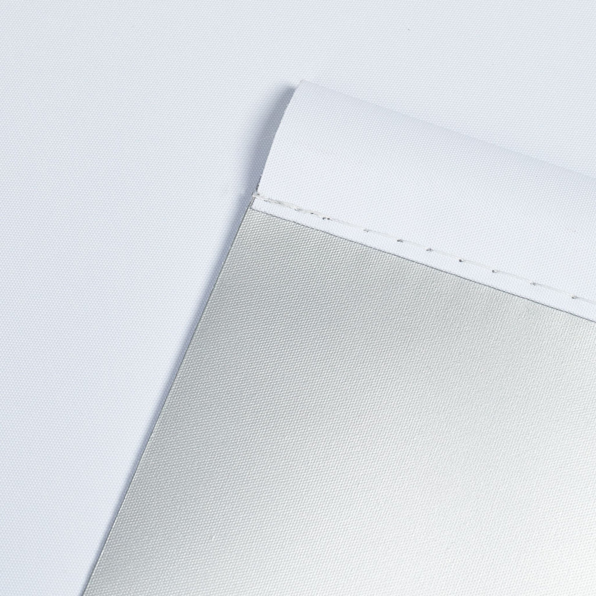 Thermorollo 100x160cm Weiss-Silber von Relaxdays