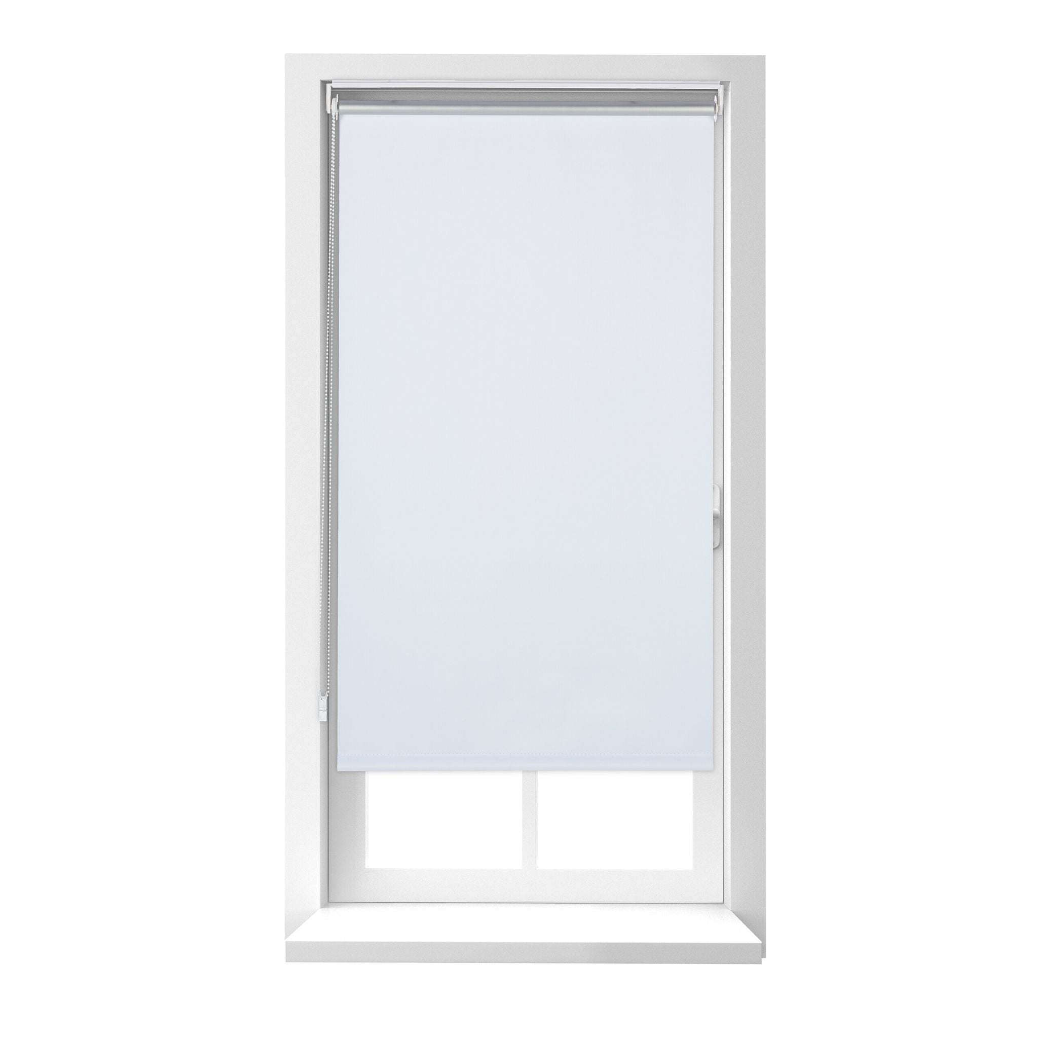 Thermorollo 80x220cm Weiss-Silber von Relaxdays