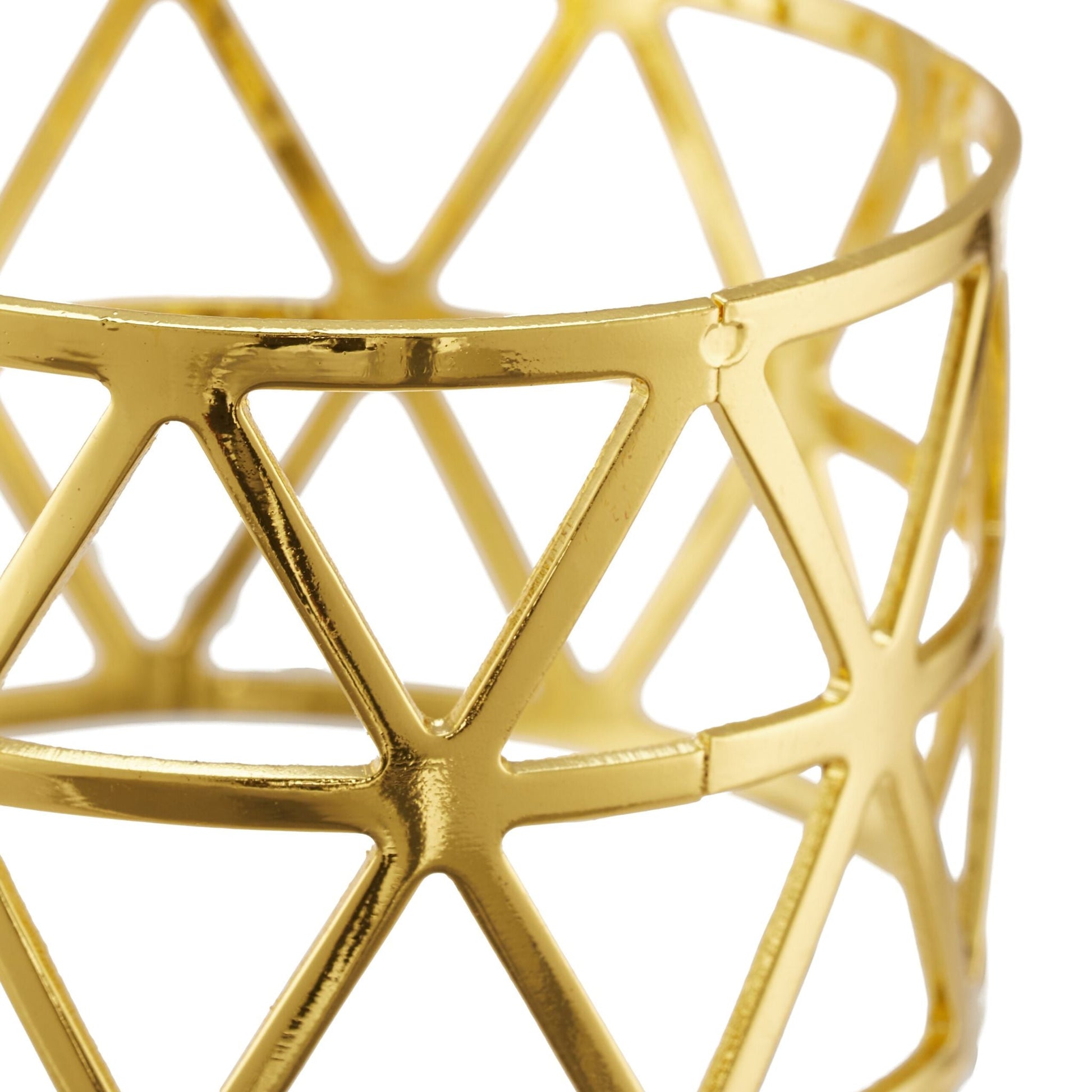 Serviettenringe 12er-Set Gold von Relaxdays